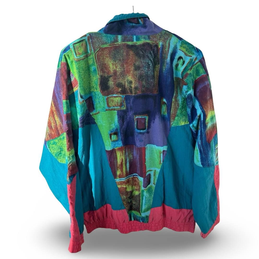 Vintage Vtg coloured trackjacket #716 Size US M / EU 48-50 / 2 - 2 Thumbnail
