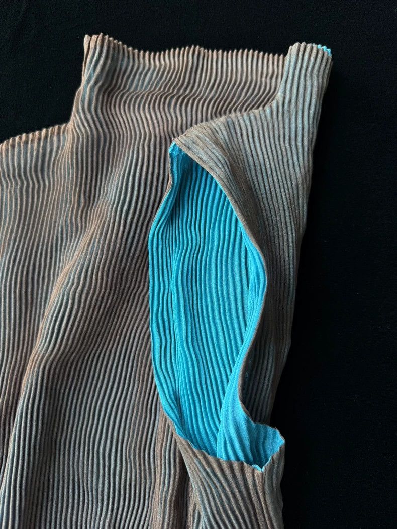 Issey Miyake Issey Miyake Double-Layer Pleated Top - dmc Size US M / EU 48-50 / 2 - 1 Thumbnail