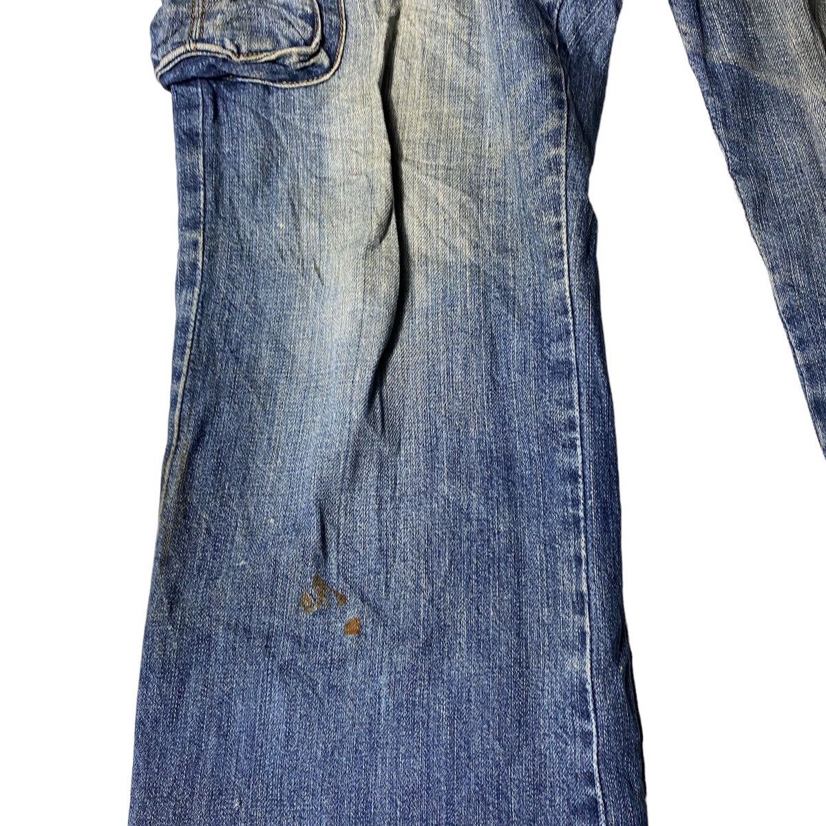 2000's Flared Seawash 3D Multipocket Jeans