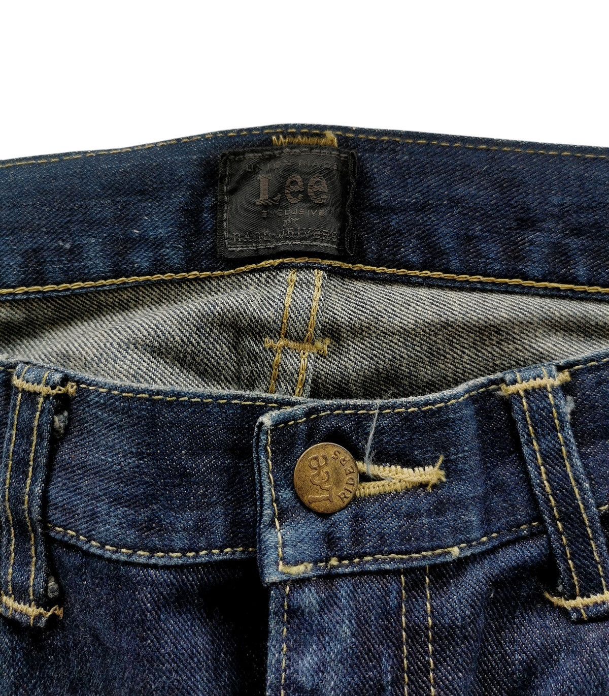 Lee Lee × nano universe Distressed Jeans Cat Whisker 32 Size US 32 / EU 48 - 7 Thumbnail