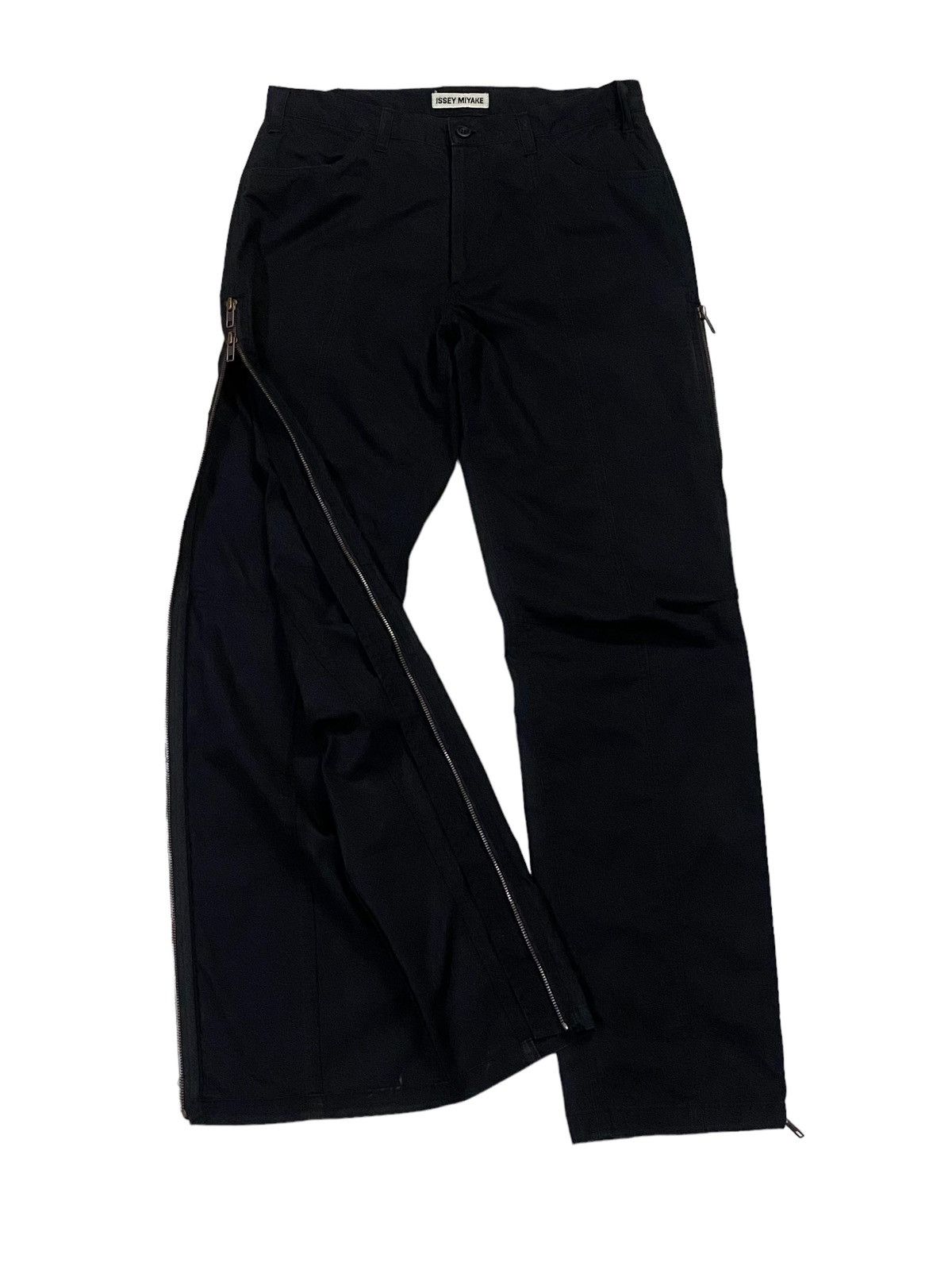 Issey Miyake Issey Miyake zipper Side Slit Wide Leg Trousers Pants Size US 29 - 2 Thumbnail