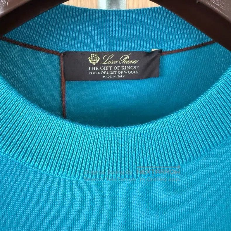 Loro Piana LORO PIANA Round Neck Short Sleeve Knit Size US M / EU 48-50 / 2 - 4 Thumbnail