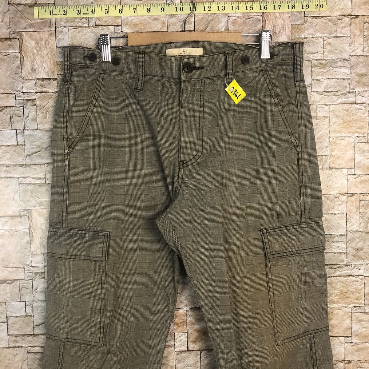 Global Work Global Work Brown utility Cargo Multipocket Pants #A361 Size US 32 / EU 48 - 5 Thumbnail