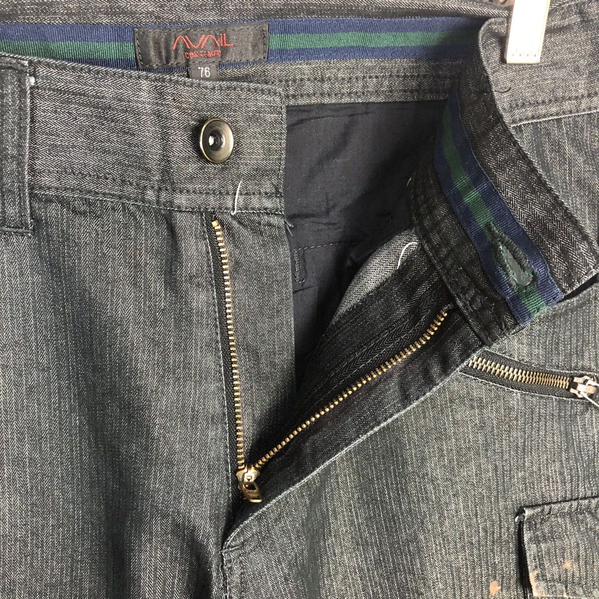 Japanese Brand Avail Dark Blue Cargo Multipocket Pants #A324 Size US 30 / EU 46 - 15 Thumbnail