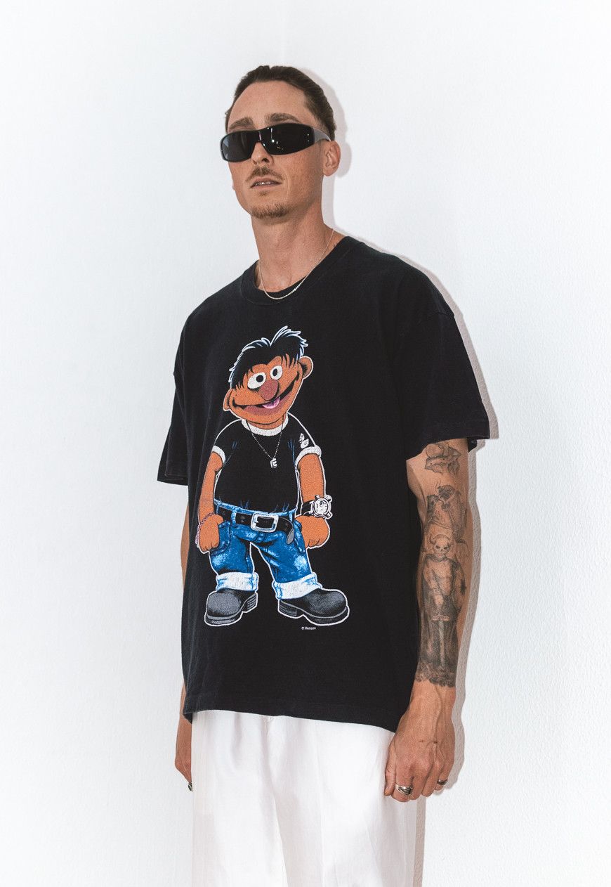 Band Tees × Rap Tees × Vintage Collectible Muppet's Emie Cartoon Graphic T shirt Size US XXL / EU 58 / 5 - 4 Thumbnail