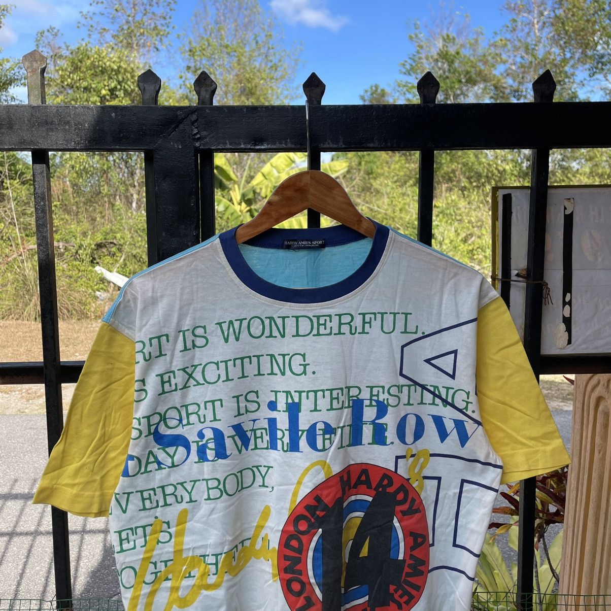 Hardy Amies 🔥Vintage 80s Hardy Amies Sport All Over Print Designer Tee Size US L / EU 52-54 / 3 - 5 Thumbnail