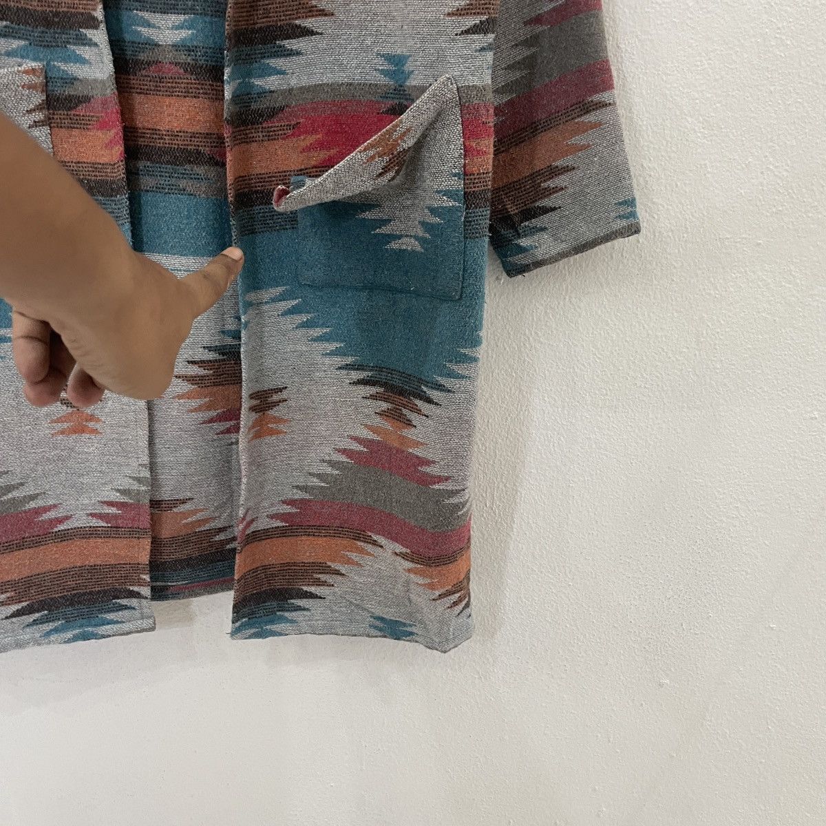 Chicos Vintage Radarista Aztex Navajo Long Cardingan Size US M / EU 48-50 / 2 - 2 Thumbnail