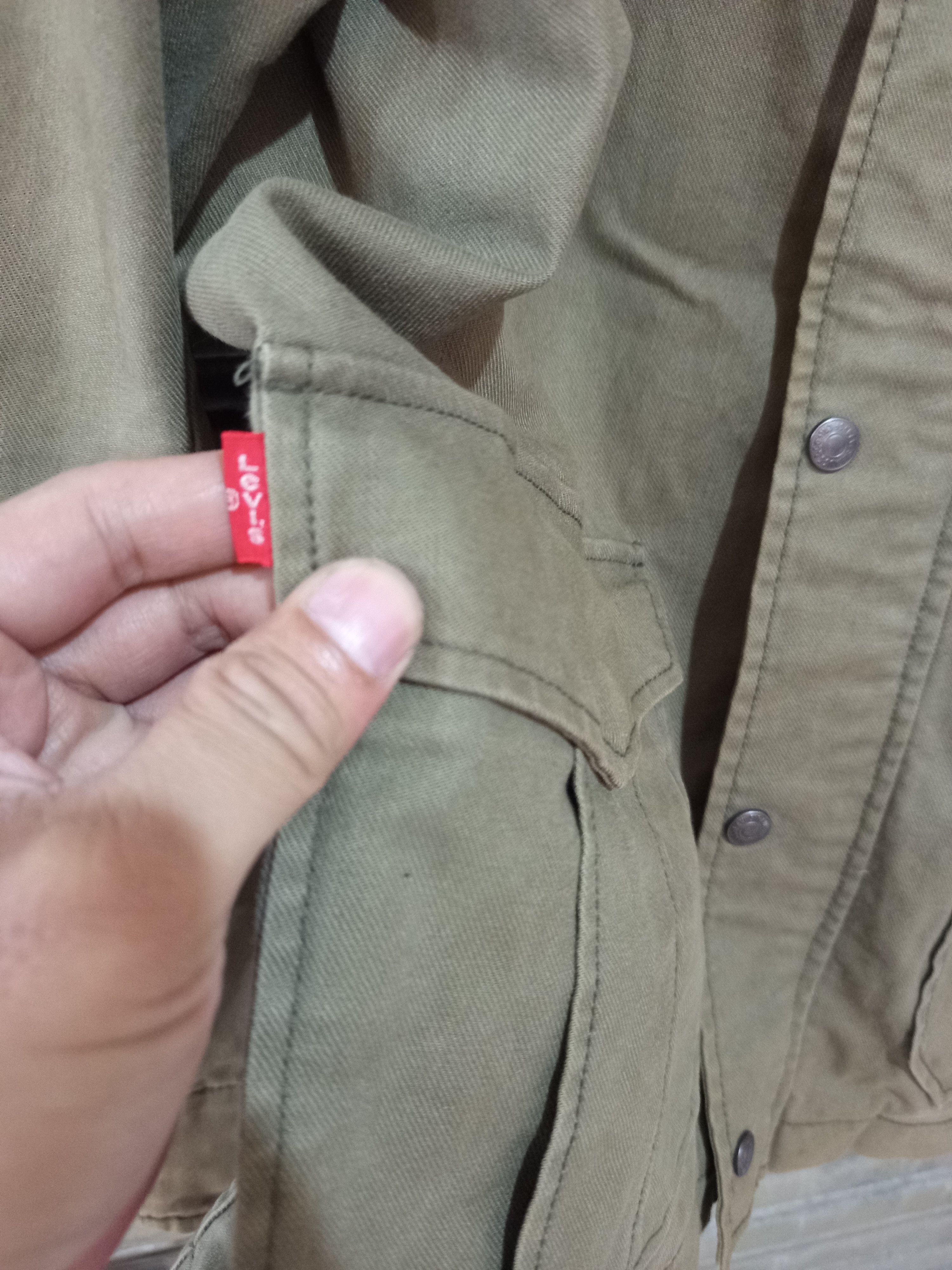 Levi's Levi's Utility Jacket Canvas Leather trim Size US M / EU 48-50 / 2 - 12 Thumbnail