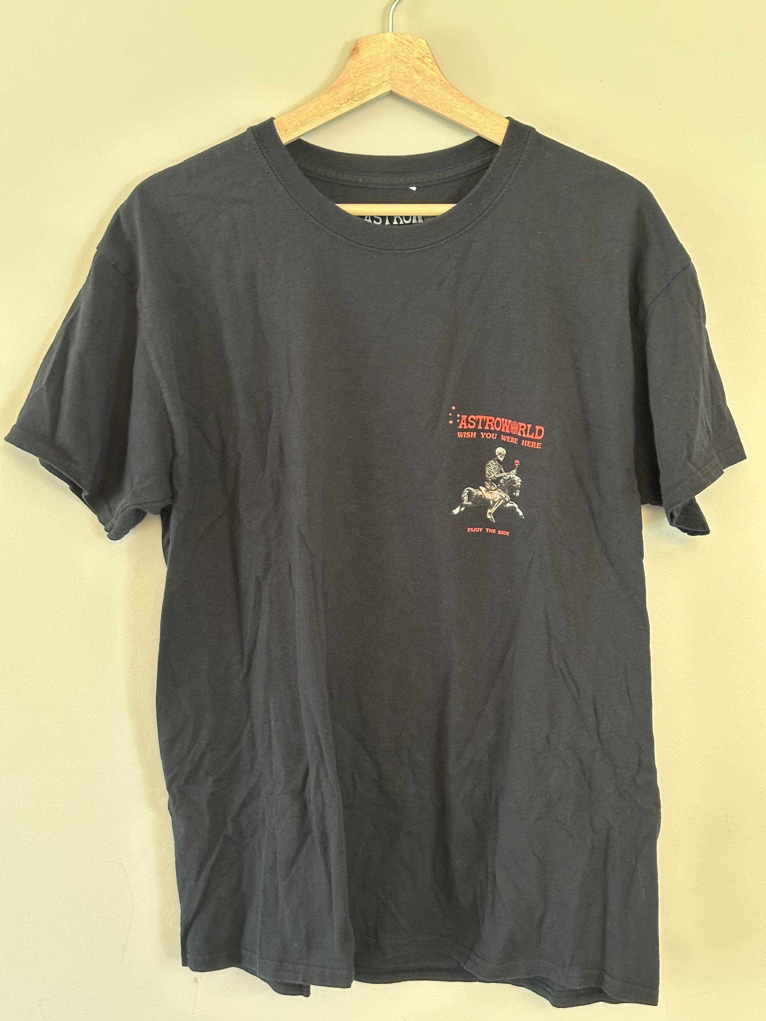 Travis Scott Travis Scott Astroworld Wish You Were Here Tee Black Size US L / EU 52-54 / 3 - 1 Thumbnail