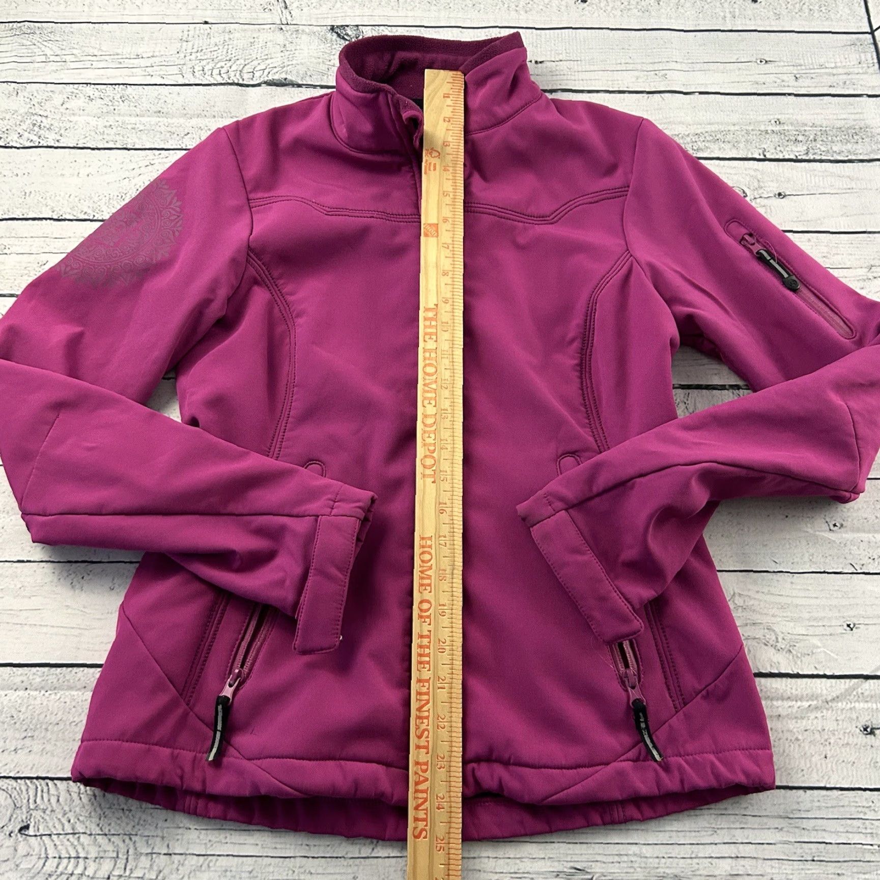 Roper Roper Fleece Lined Soft Shell Jacket Women's Small Purple Size S / US 4 / IT 40 - 6 Thumbnail