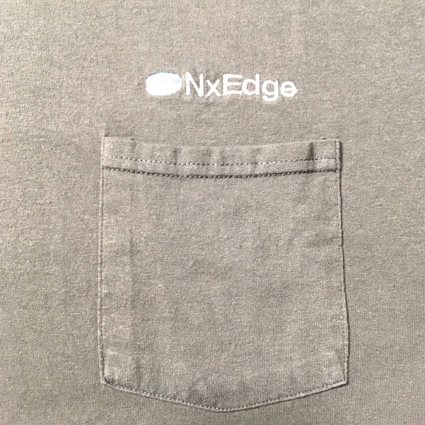 Vintage VINTAGE PORT T-Shirt Men Large Gray Pocket NX EDGE Semiconductor USA Tech Vintage Shirt Short Sleeve Cotton Logo 90s Size US L / EU 52-54 / 3 - 6 Thumbnail