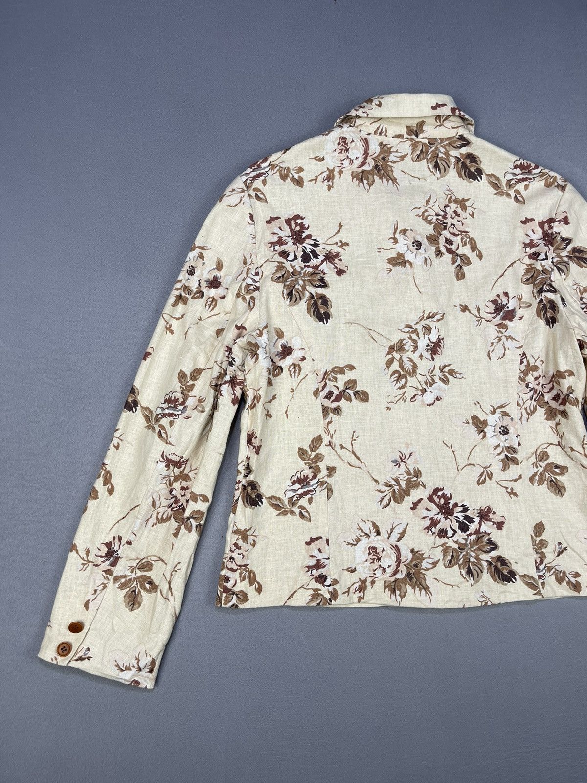 Laura Ashley LAURA ASHLEY FLORAL CROP TOP BLOUSE Size M / US 6-8 / IT 42-44 - 9 Thumbnail