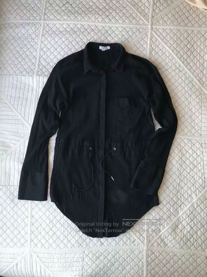 Helmut Lang HELMUT LANG Black Cotton Shirt Size M / US 6-8 / IT 42-44 - 3 Thumbnail
