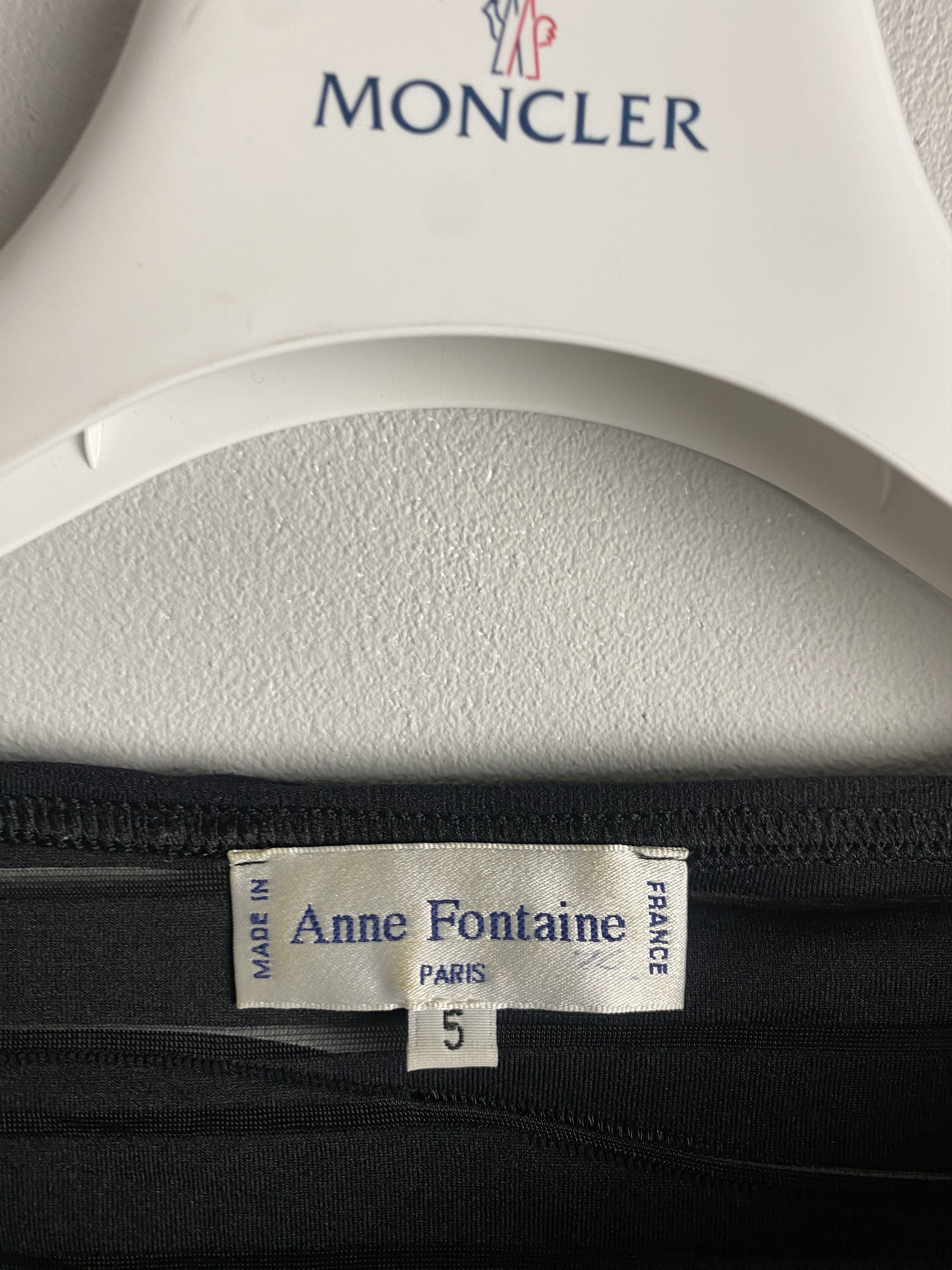 ANNE FONTAINE × Vintage Anne Fontaine nylon hal mesh top transparent striped Size M / US 6-8 / IT 42-44 - 5 Thumbnail