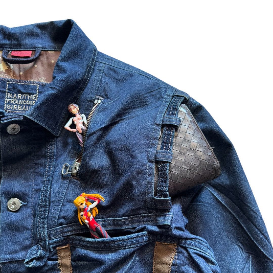 Japanese Brand × Marithe + Francois Girbaud Archive Marithe Francois Girbaud Panelled Robot Jean Jacket Size US L / EU 52-54 / 3 - 8 Thumbnail