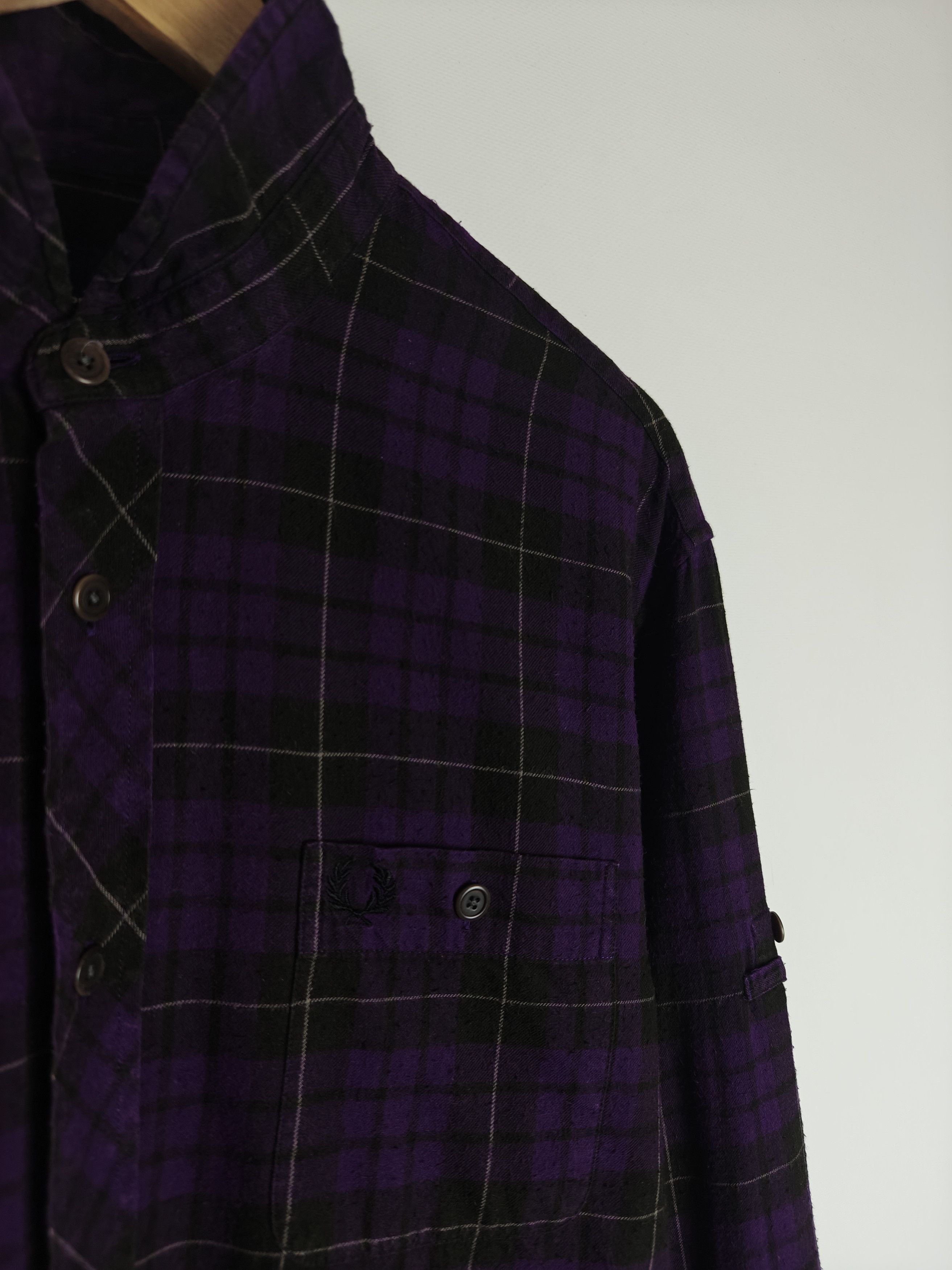 Fred Perry Fred Perry Shirt Cotton Check Purple size L Size US L / EU 52-54 / 3 - 4 Thumbnail