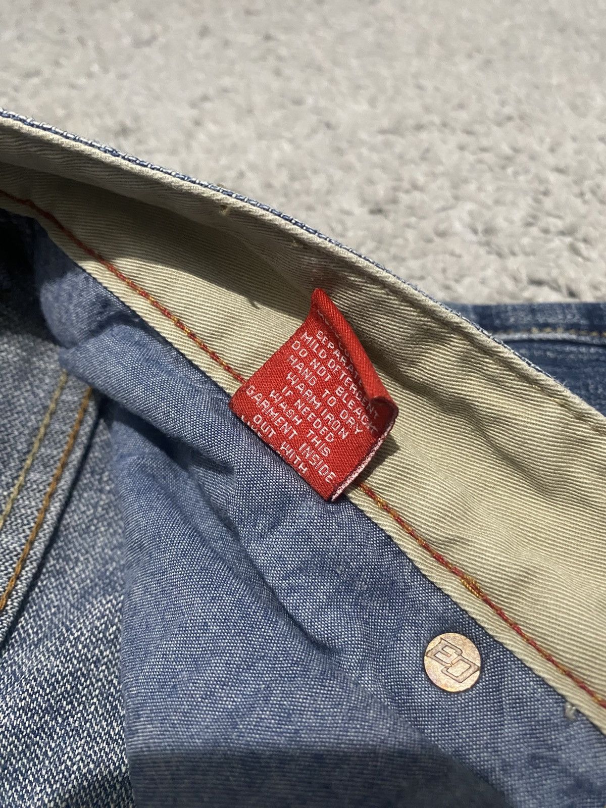 Japanese Brand × Vintage Etienne Ozeki Japanese Denim Pants Hybrid y2k drip swag vtg Size US 32 / EU 48 - 14 Thumbnail