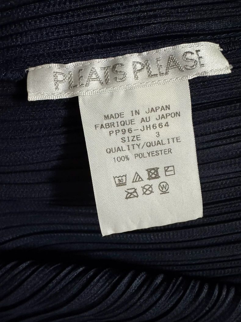 Issey Miyake Issey Miyake size:3 Navy blue off-the-shoulder dress Size XS / US 0-2 / IT 36-38 - 3 Thumbnail