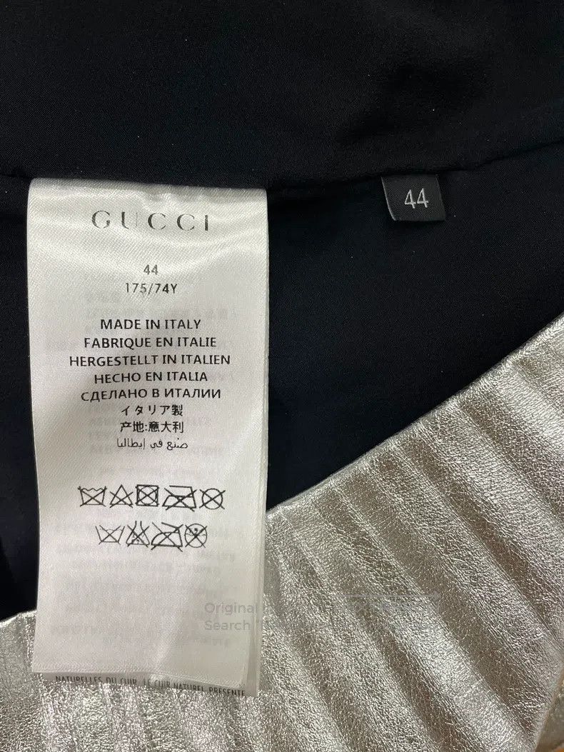 Gucci Gucci Silver pleated skirt Size 28" / US 6 / IT 42 - 4 Thumbnail