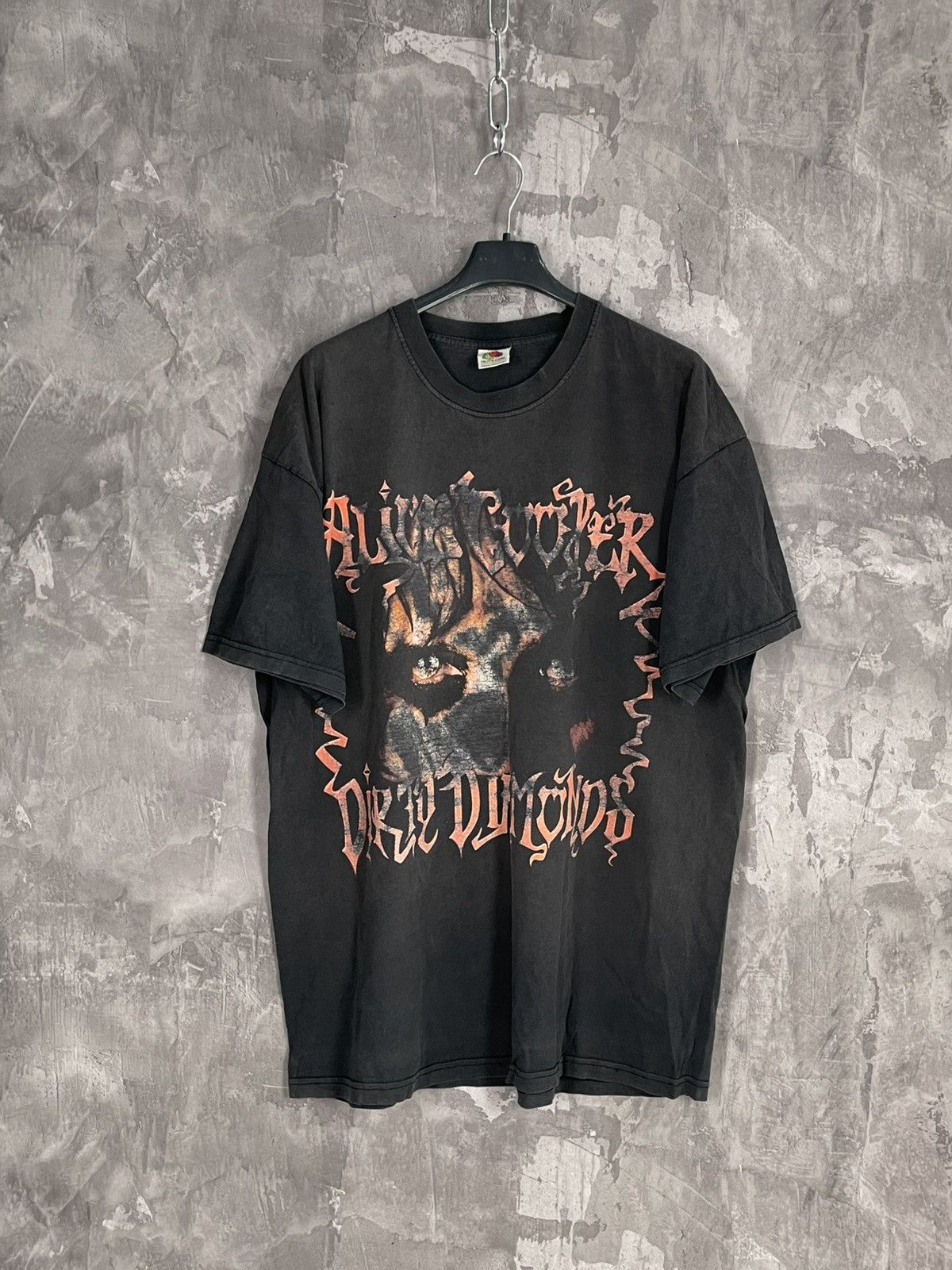 Band Tees × Vintage Alice Cooper Vintage Rock Band T-Shirt Size US XL / EU 56 / 4 - 1 Thumbnail