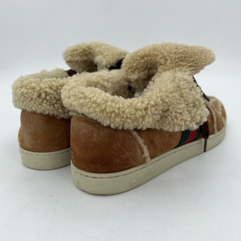 Gucci Gucci Brown Shearling Casual Shoes for Men -2508 Size US 9.5 / EU 42-43 - 6 Thumbnail