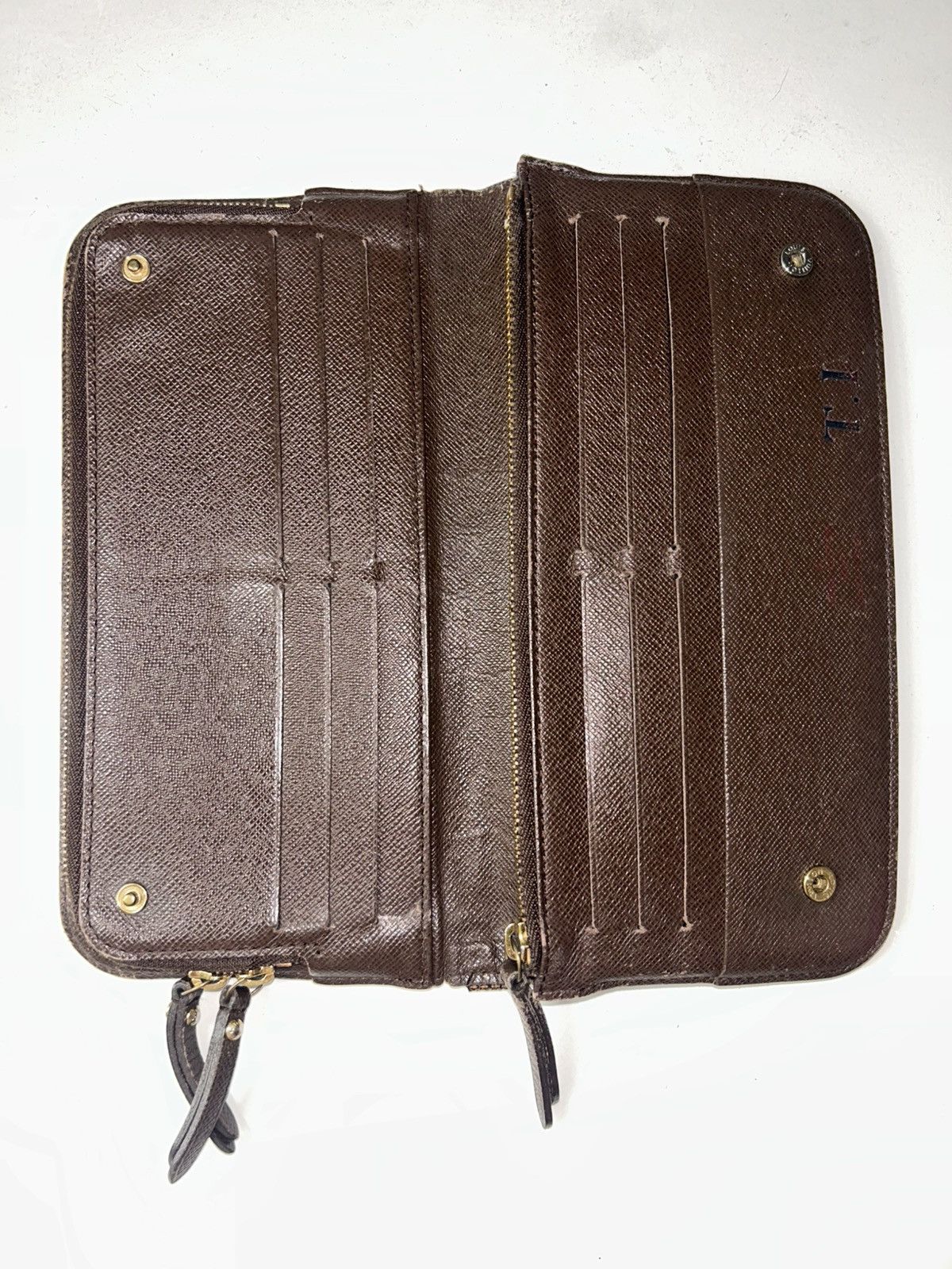 Louis Vuitton Louis Vuitton Damier Ebene Leather Insolite Zippy Wallet Size ONE SIZE - 3 Thumbnail