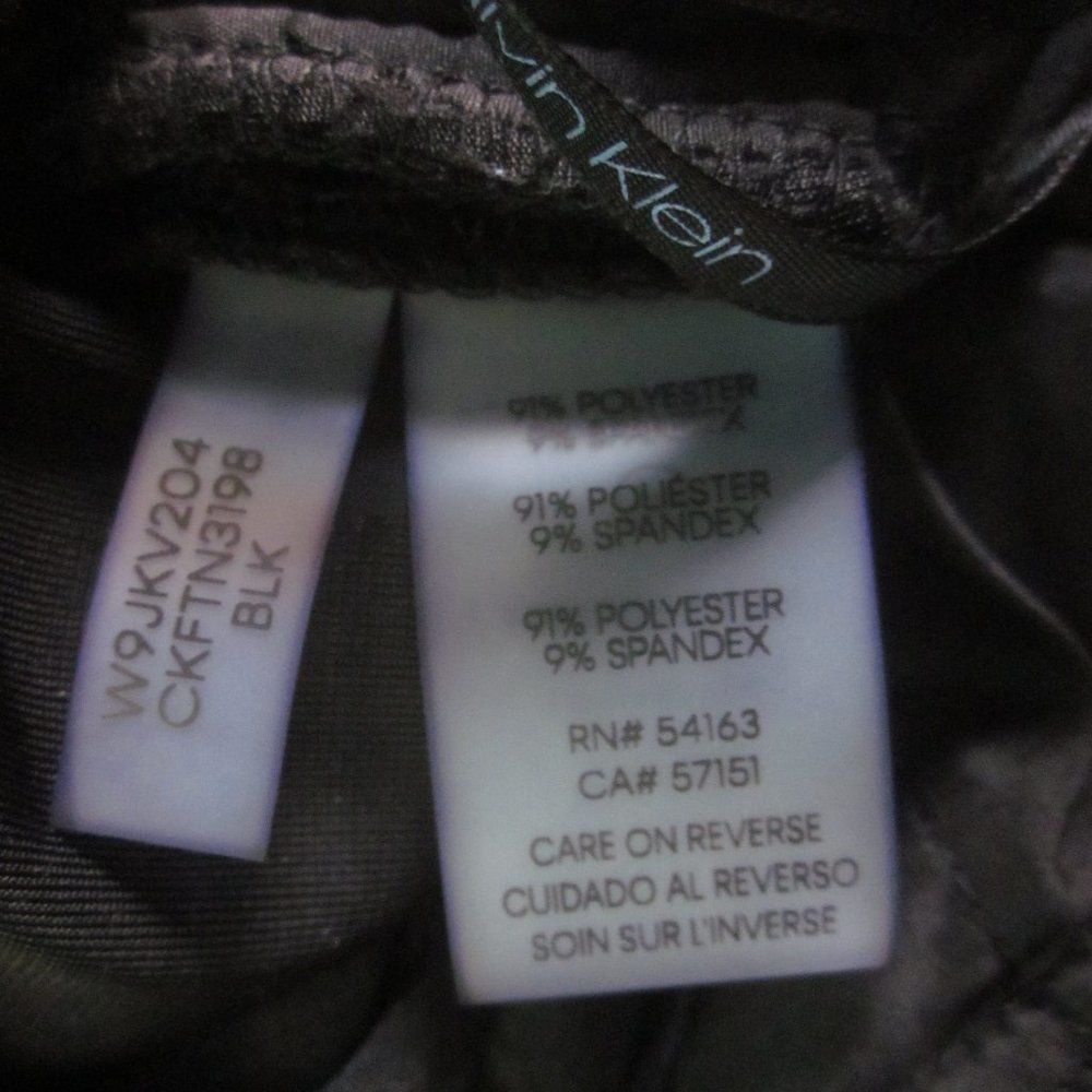 Calvin Klein Calvin Klein Woman Black Velvet Pants Size 24 W New with T Size 42" / US 20 - 8 Thumbnail