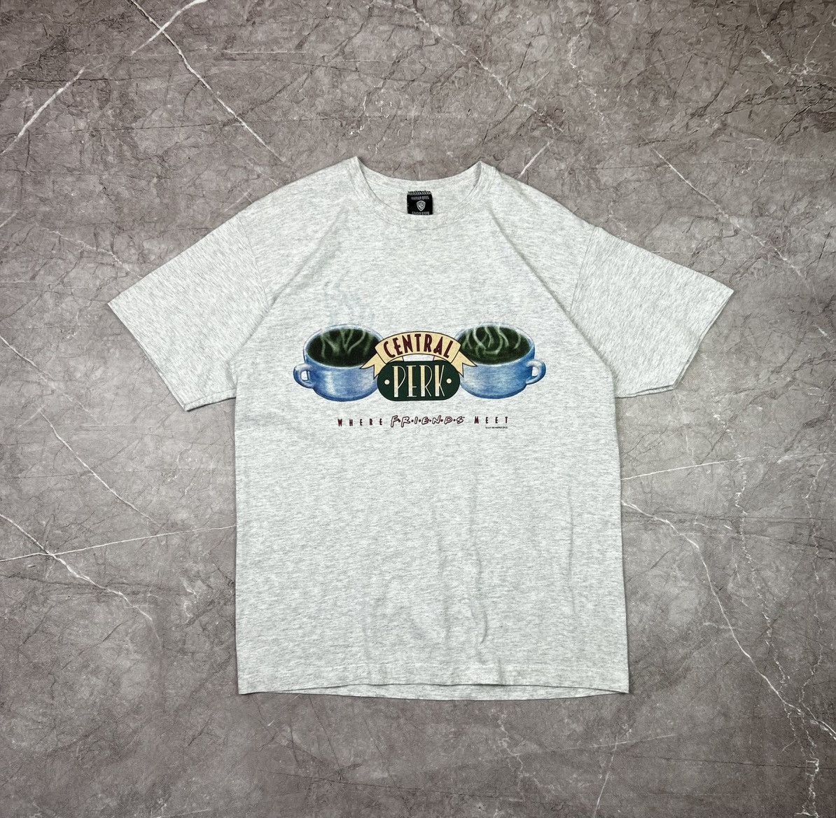 Hanes × Warner Bros Vintage 1995 friends promo central perk t shirt Size US L / EU 52-54 / 3 - 2 Thumbnail