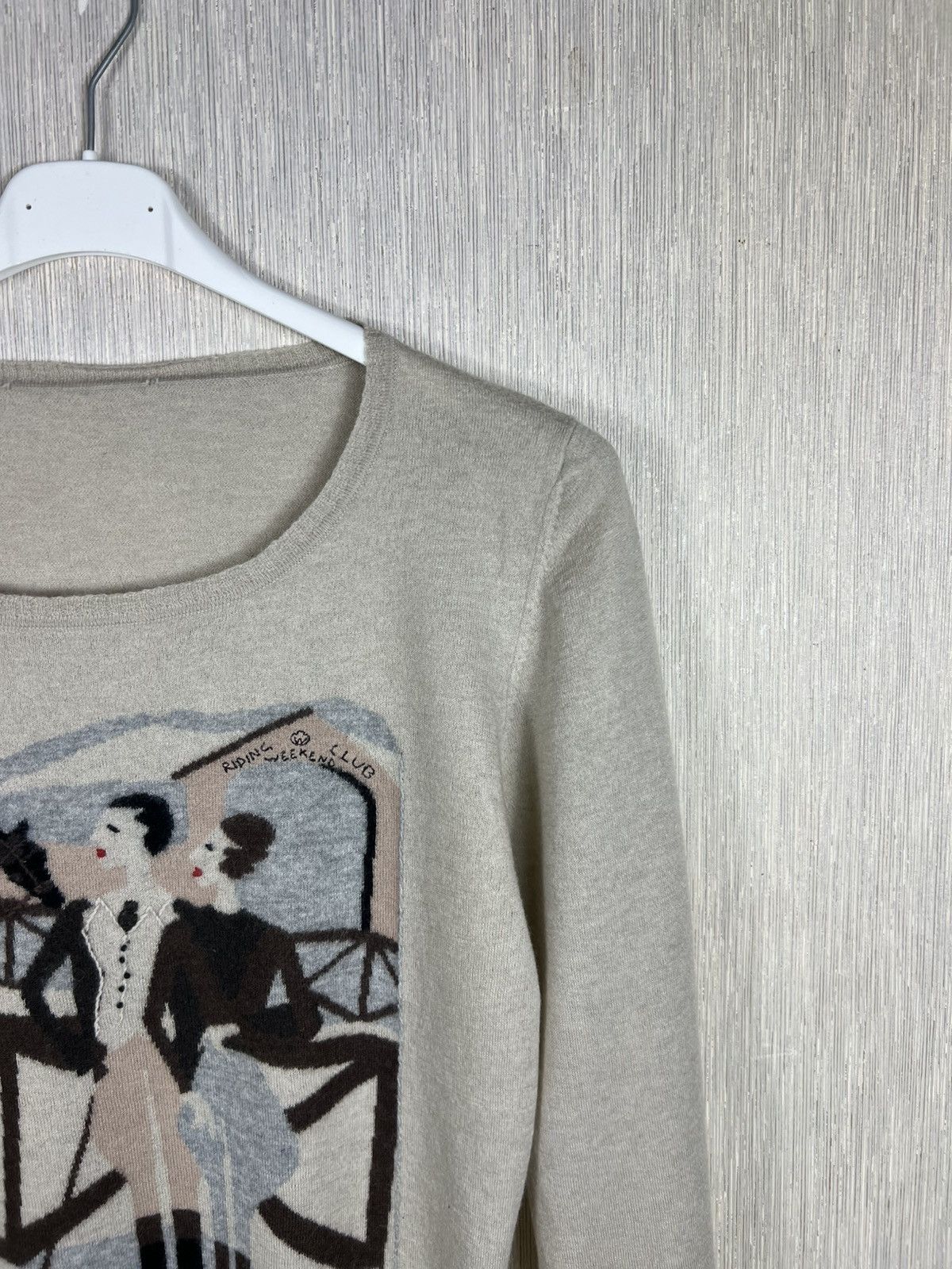 Max Mara Max Mara cashmere old money sweater riding club luxury Size M / US 6-8 / IT 42-44 - 3 Thumbnail