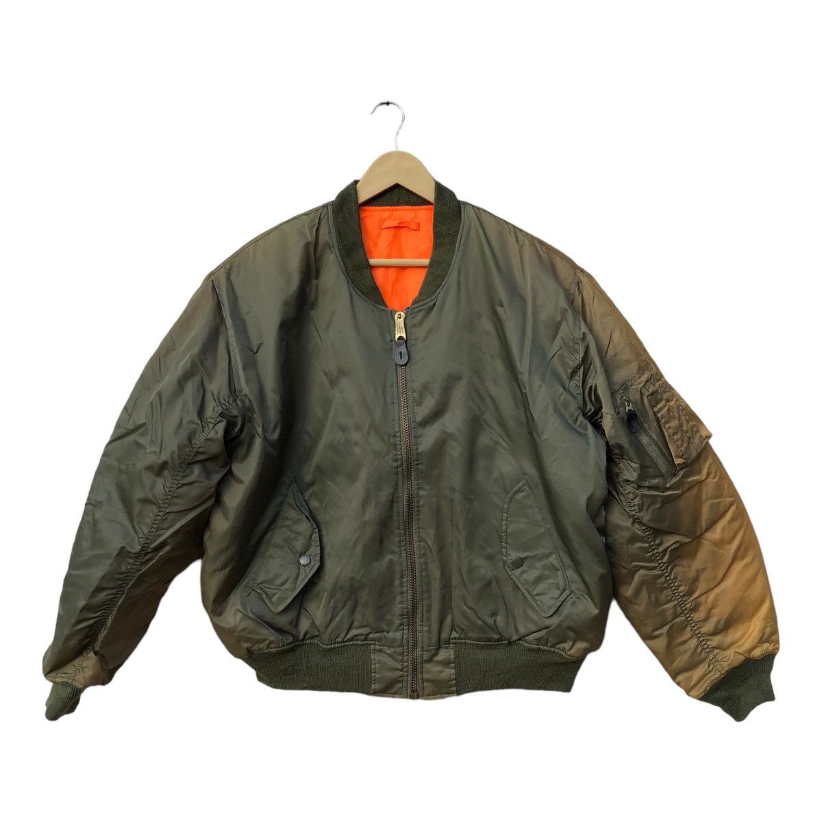 Other Bomber Flyers Jacket Military Ma-1 Sun Faded Size US L / EU 52-54 / 3 - 1 Thumbnail