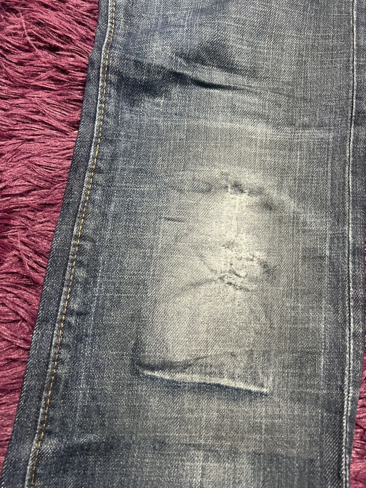 Dsquared2 DSQUARED2 "Faith" Distressed Denim Jeans (45) Size US 44 / EU 60 - 6 Thumbnail