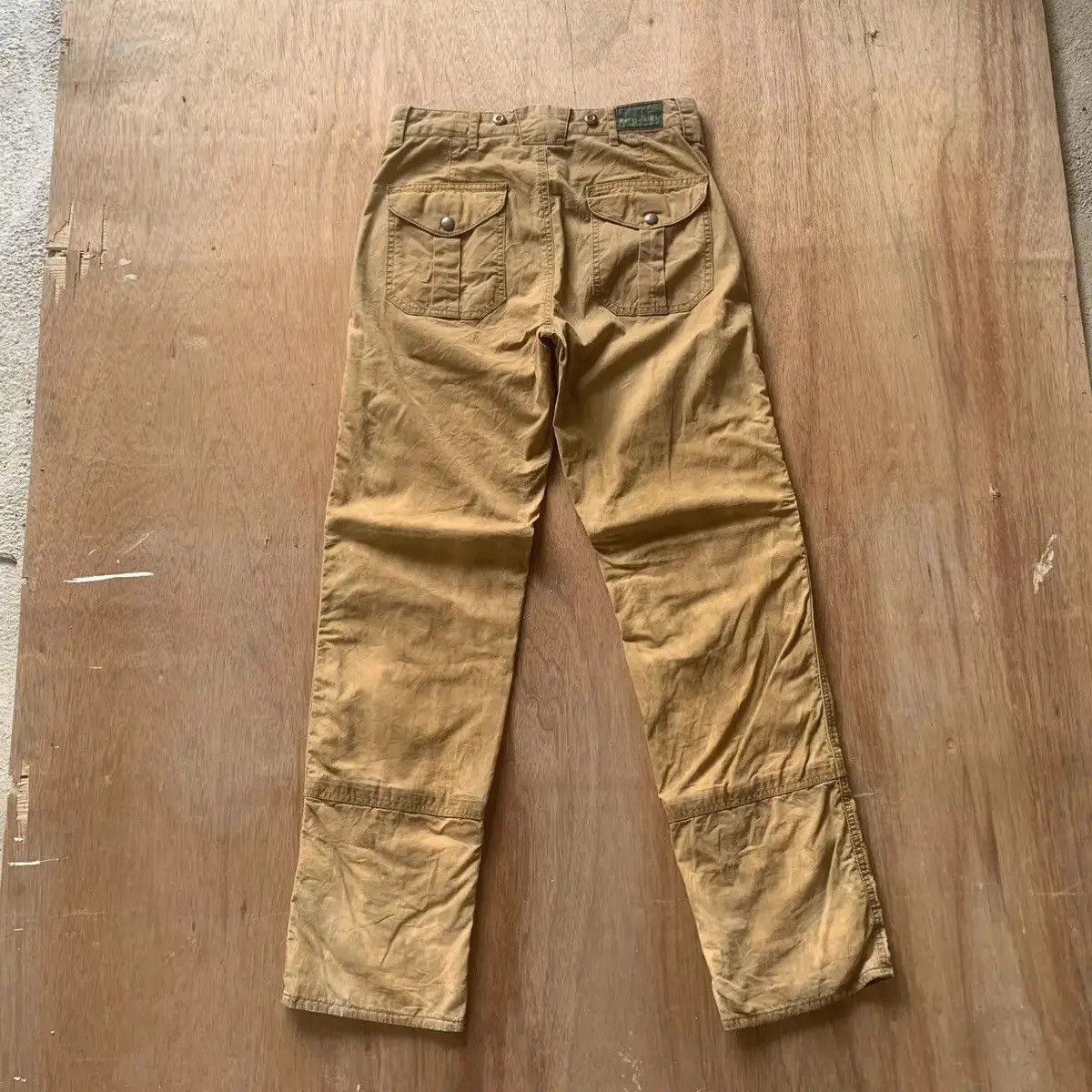 VINTAGE RUGBY POLO RALPH LAUREN DOUBLE KNEE RUSTY RARE PANTS