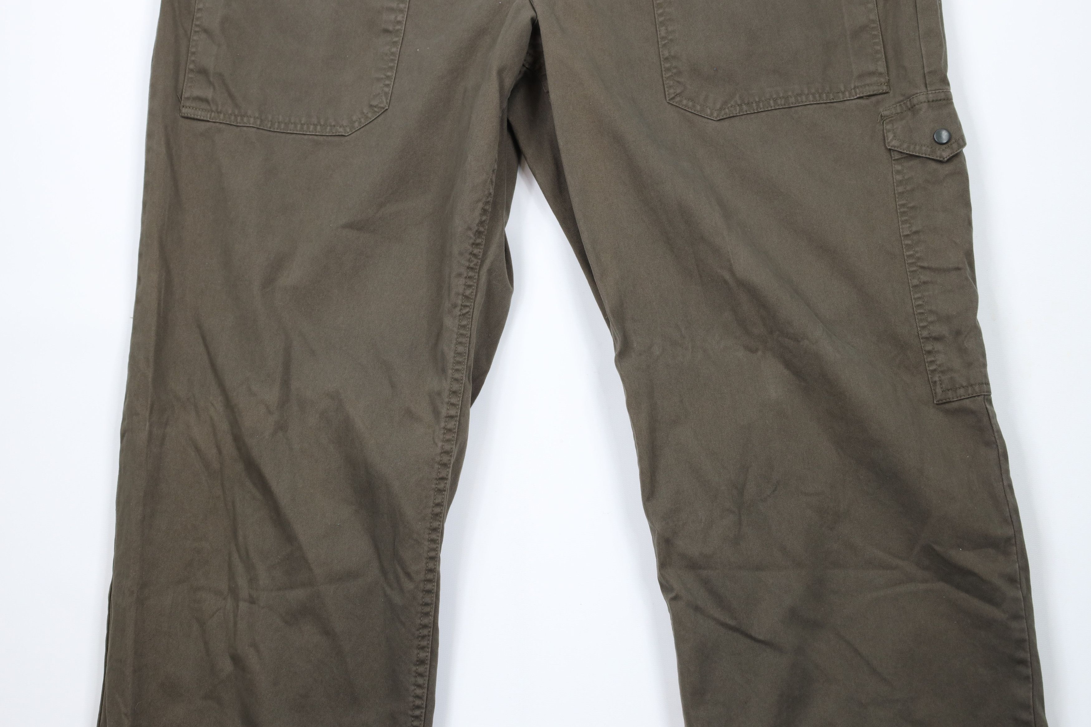 Gap × Vintage Vintage 90s Y2K Gap Wide Leg Big Pocket Cargo Pants Breen Size US 40 / EU 56 - 3 Thumbnail
