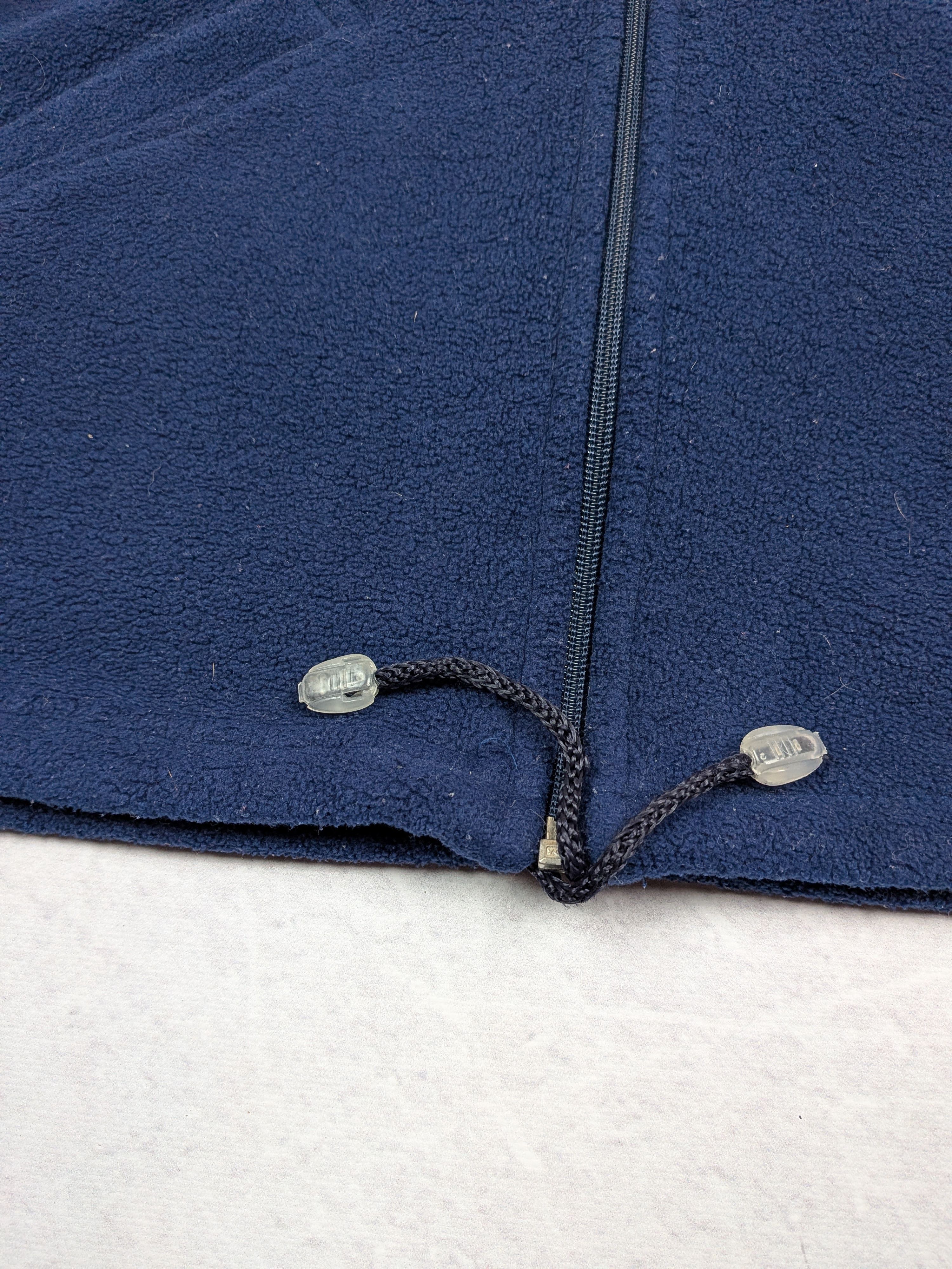 Nike Vintage 80s 90s Nike Navy Fleece Zip-up Pullover L Winter Size US L / EU 52-54 / 3 - 6 Thumbnail