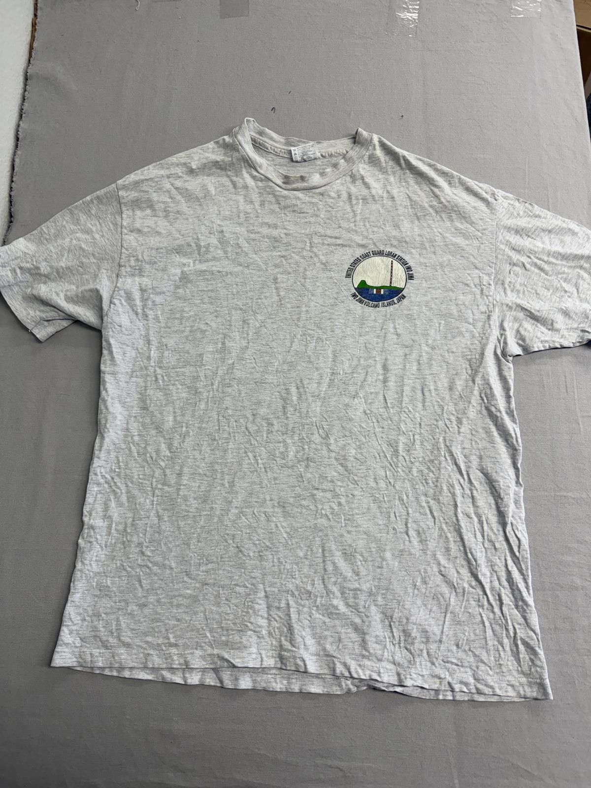 Hanes Vintage US Coast Guard Tshirt Loran Iowa Jima Black Pearl XL Size US XL / EU 56 / 4 - 2 Thumbnail