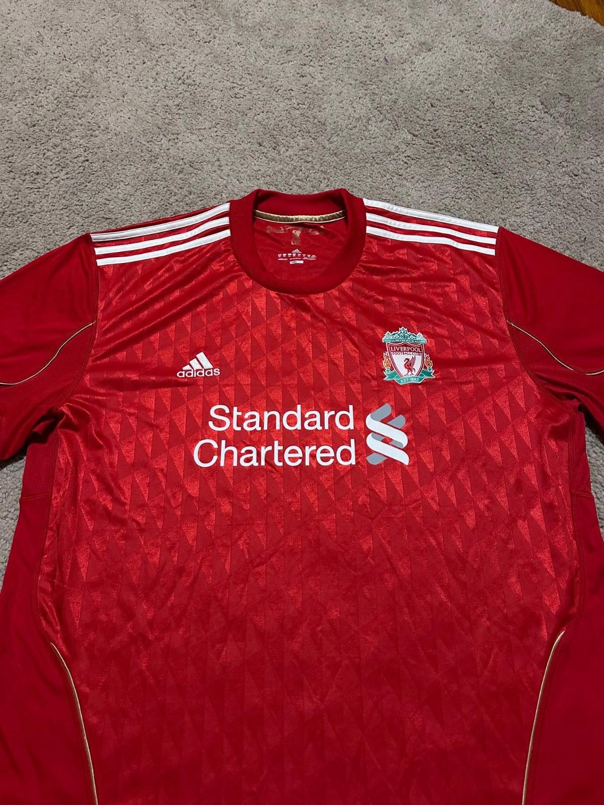 Adidas LIVERPOOL 2010 2012 HOME FOOTBALL SHIRT SOCCER JERSEY RETRO Size US XXL / EU 58 / 5 - 3 Thumbnail