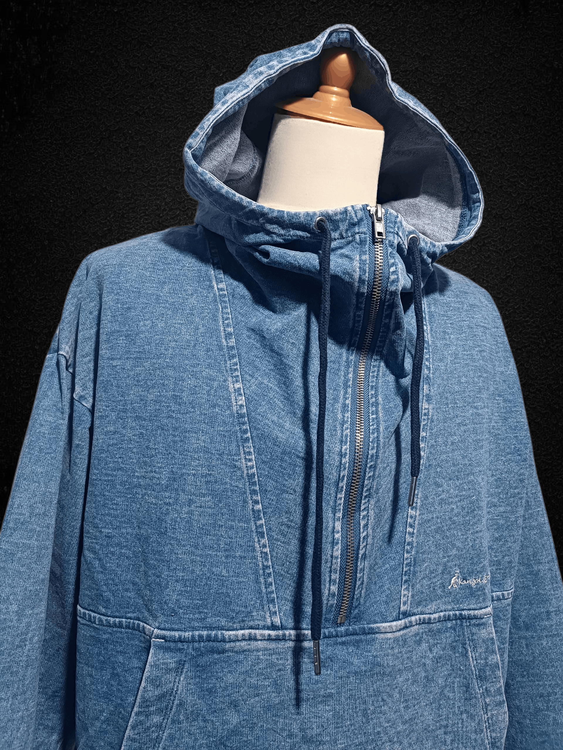 Kangol Vintage Kangol Extra Comfort Cagoul Half Zip Hoodie Size US M / EU 48-50 / 2 - 4 Thumbnail