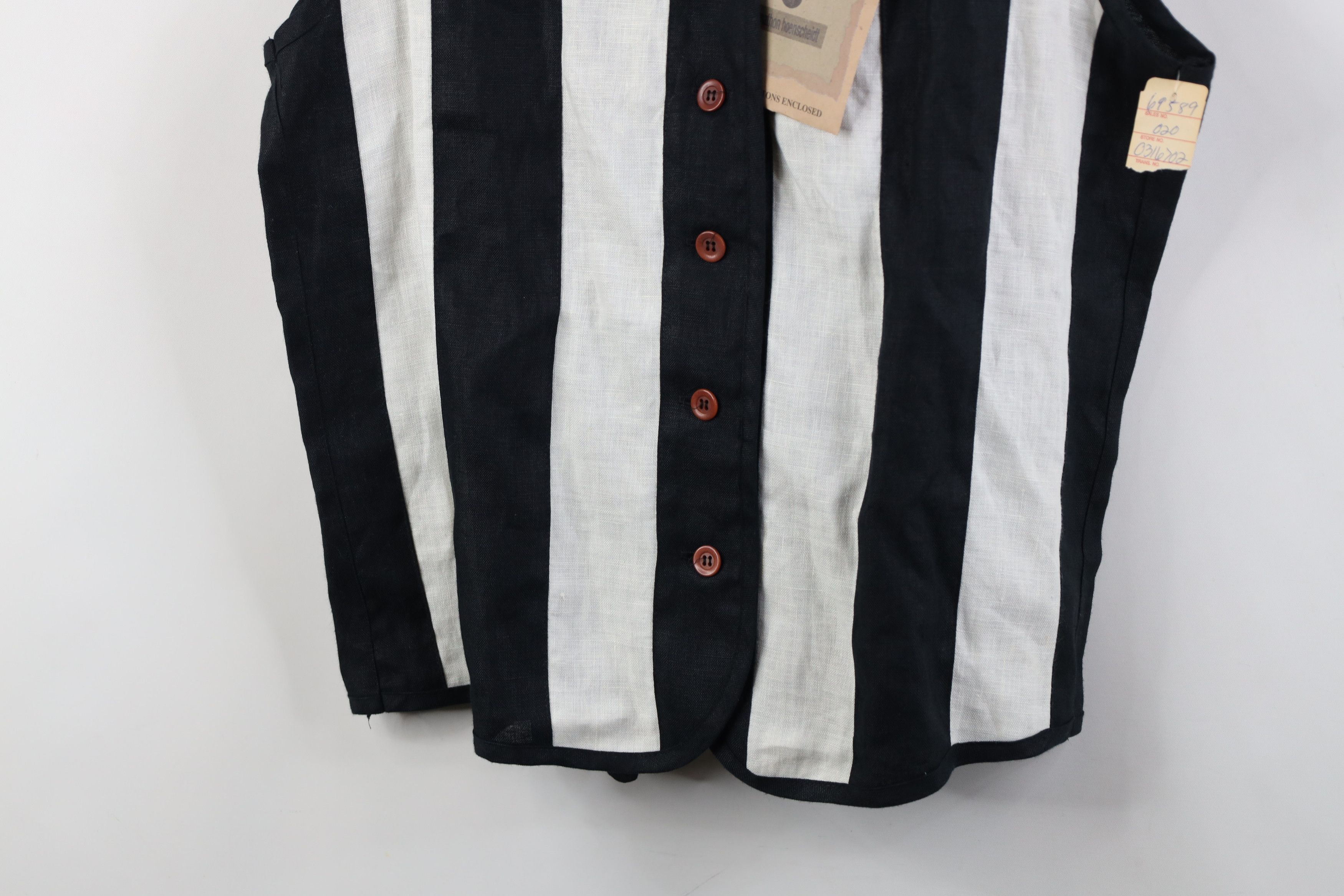 Vintage Deadstock Vintage 90s Streetwear Tie Back Vest Jacket USA Size L / US 10 / IT 46 - 3 Thumbnail