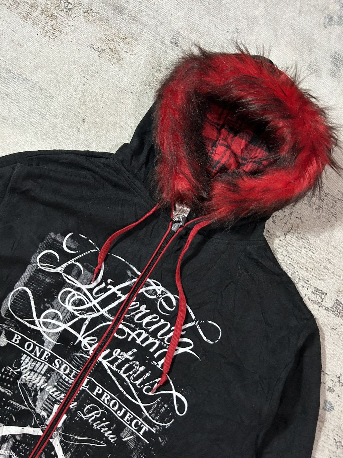 Beauty Beast × Hysteric Glamour Fur Hoodie Removable Poem Japanese Undefined Size US XL / EU 56 / 4 - 3 Thumbnail
