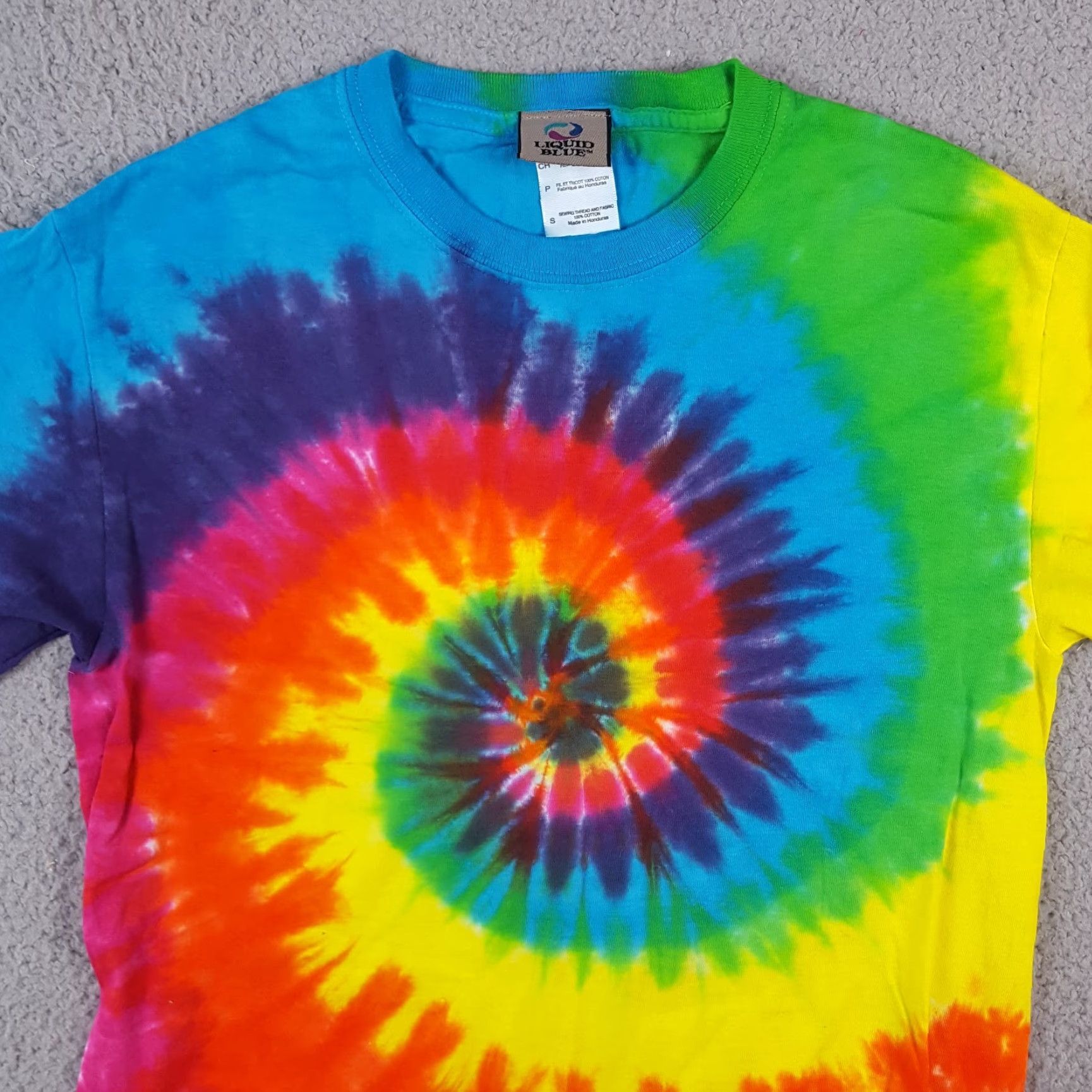 Liquid Blue Vintage Liquid Blue 90s Tie-Dye T-Shirt Mens Small Short Sleeve Cotton Retro Festival Hippie Music Summer Size US S / EU 44-46 / 1 - 2 Thumbnail