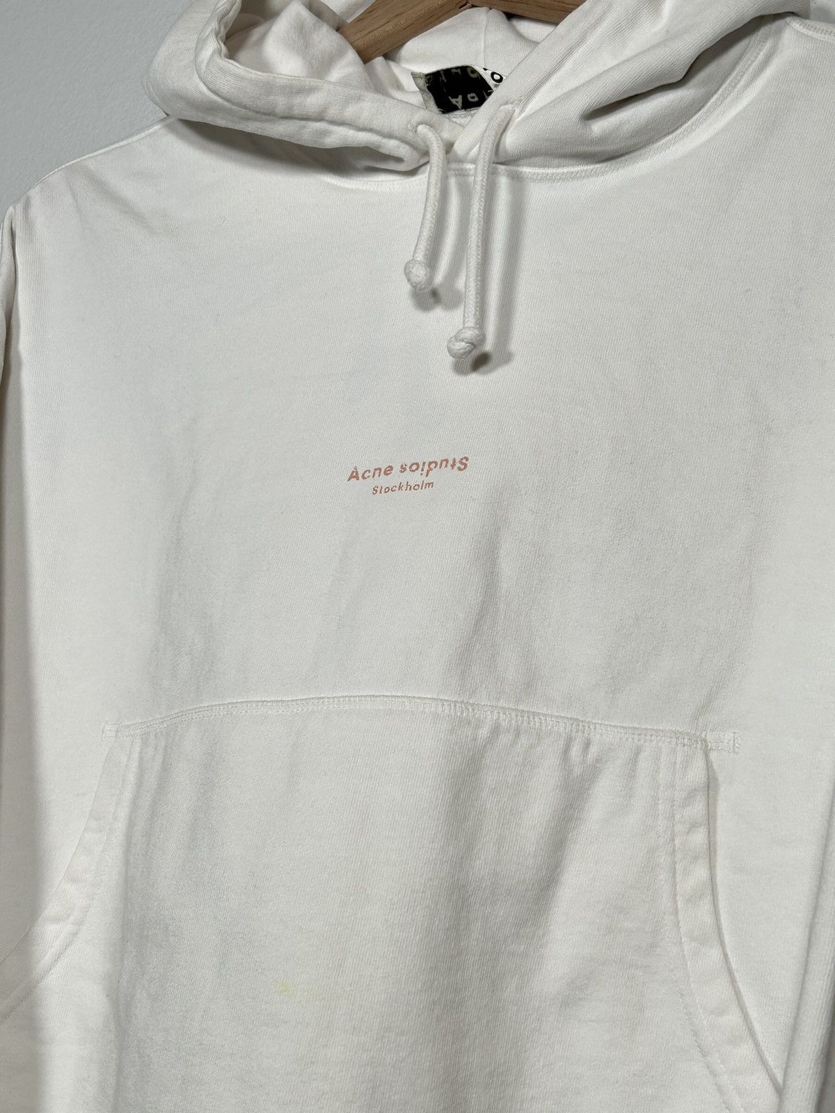 Acne Studios Cropped Boxy Logo Hoodie Size US XS / EU 42 / 0 - 2 Thumbnail