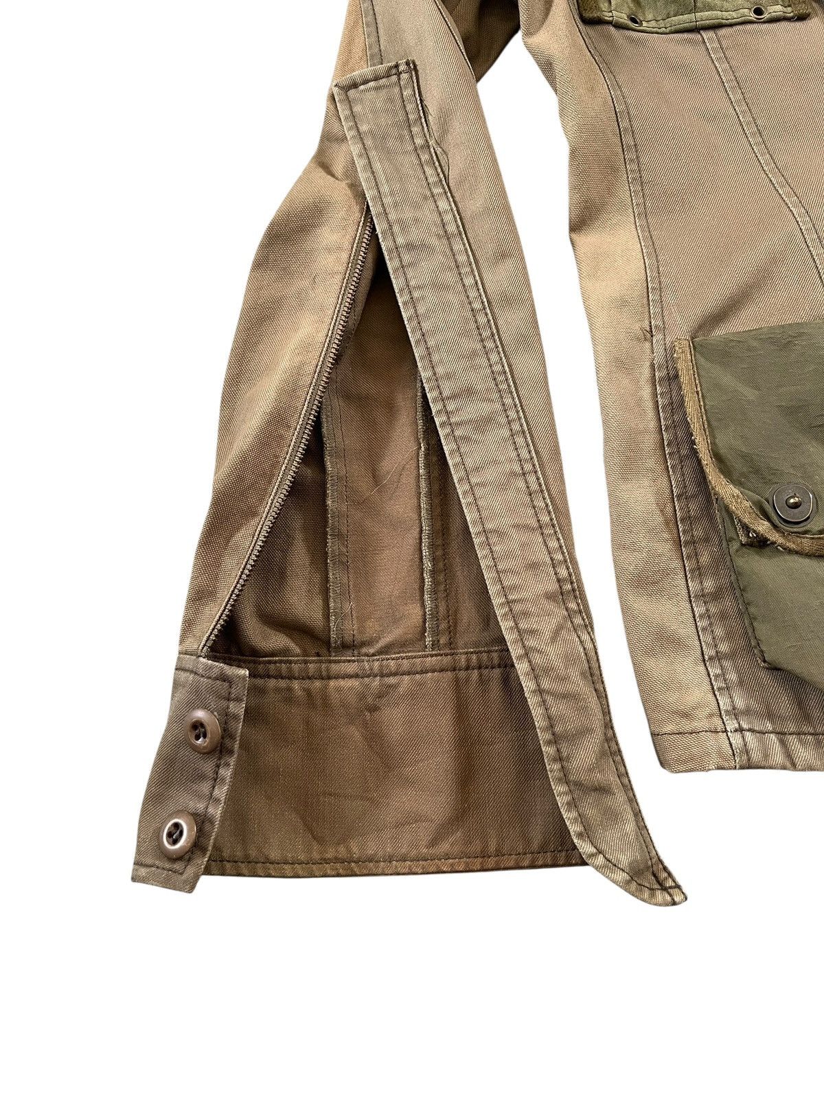 Le Grande Bleu (L.G.B.) Vintage 1990s LGB Military Cargo Jacket Size US XS / EU 42 / 0 - 12 Thumbnail