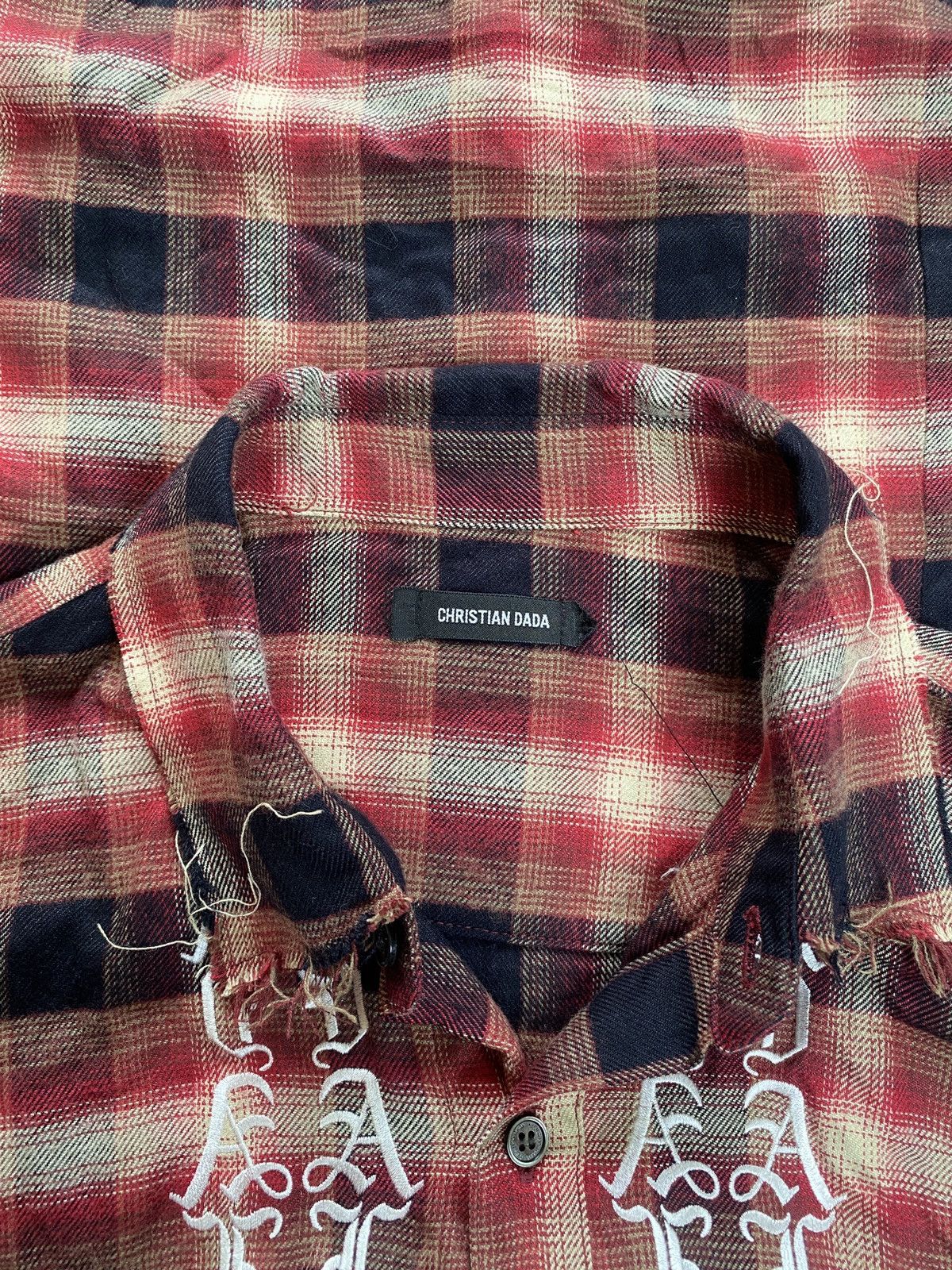 Christian Dada Christian Dada Flannel Shirt Size US L / EU 52-54 / 3 - 5 Thumbnail