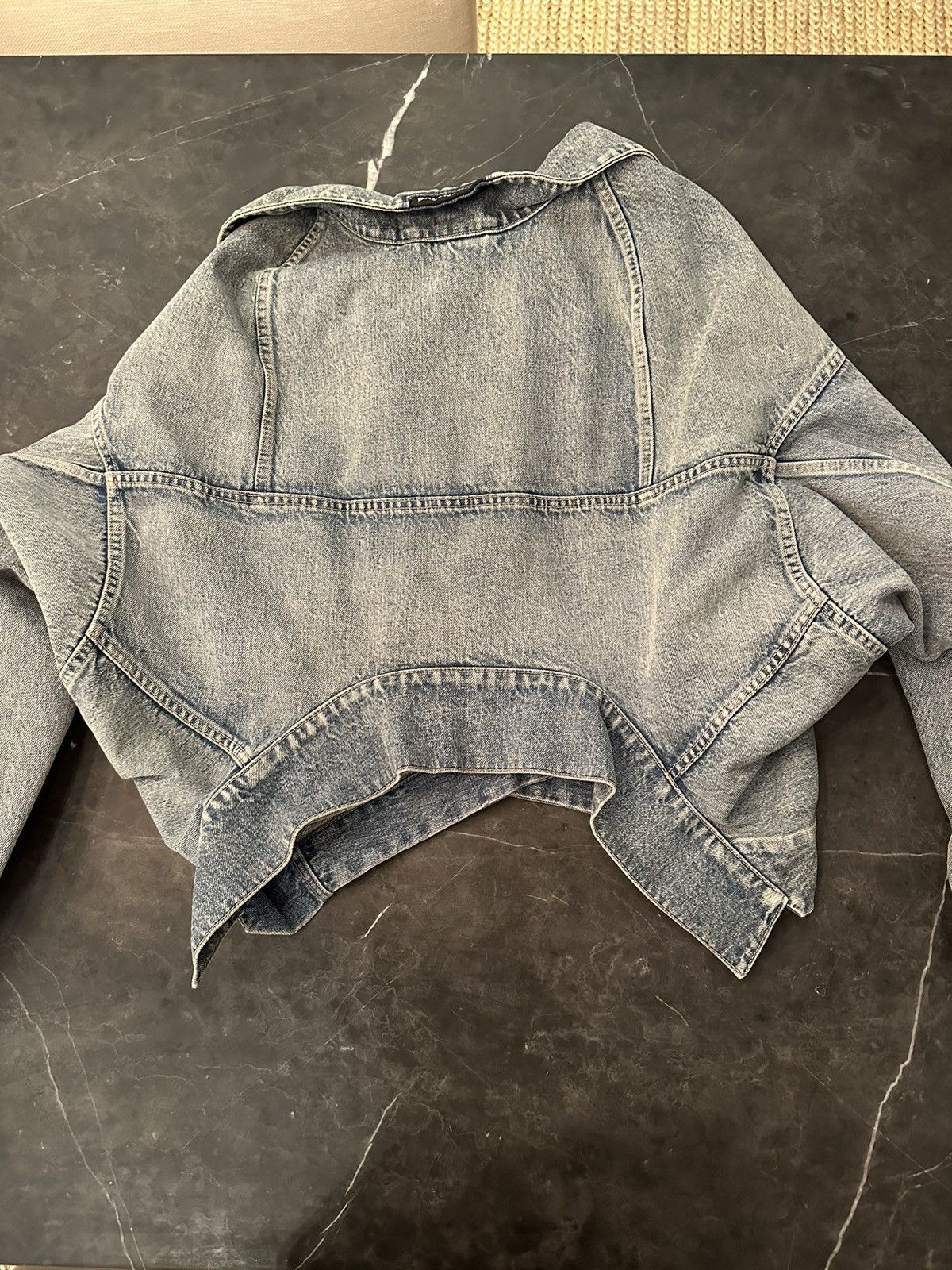 Balenciaga SS23 UPSIDE DOWN DENIM JACKET Size US S / EU 44-46 / 1 - 2 Thumbnail