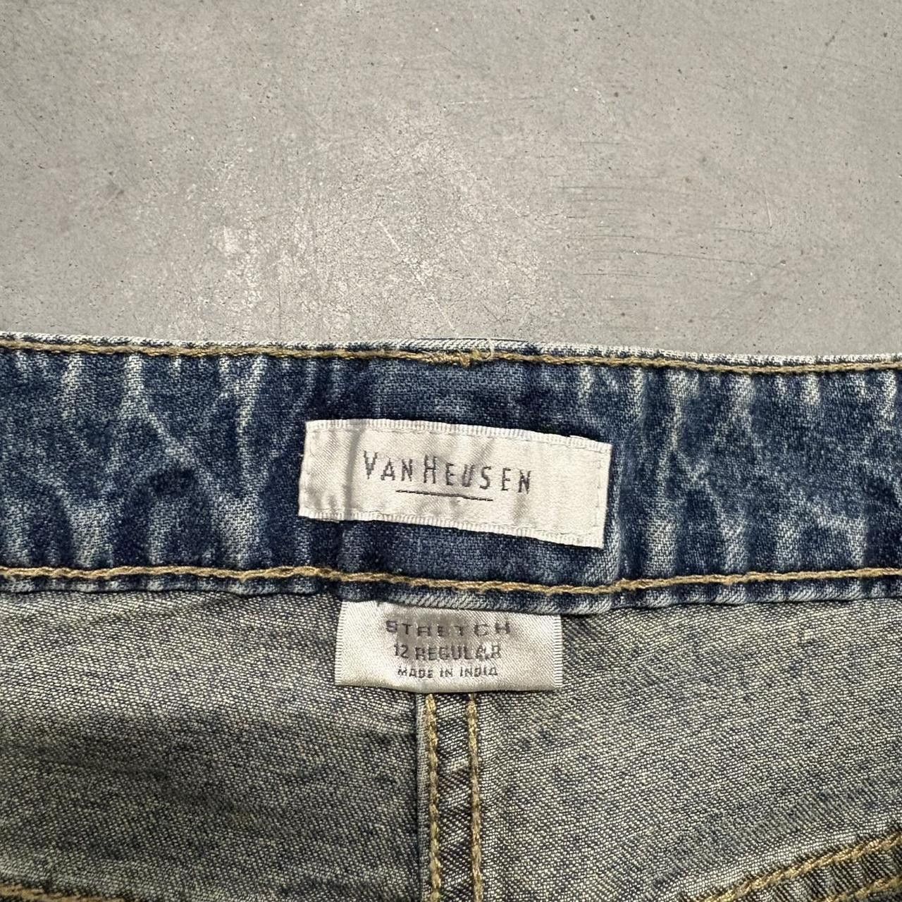Vintage Crazy Vintage Y2K/2000s Baggy Dark Wash Streetwear Style Denim Jeans! Size US 32 / EU 48 - 6 Thumbnail