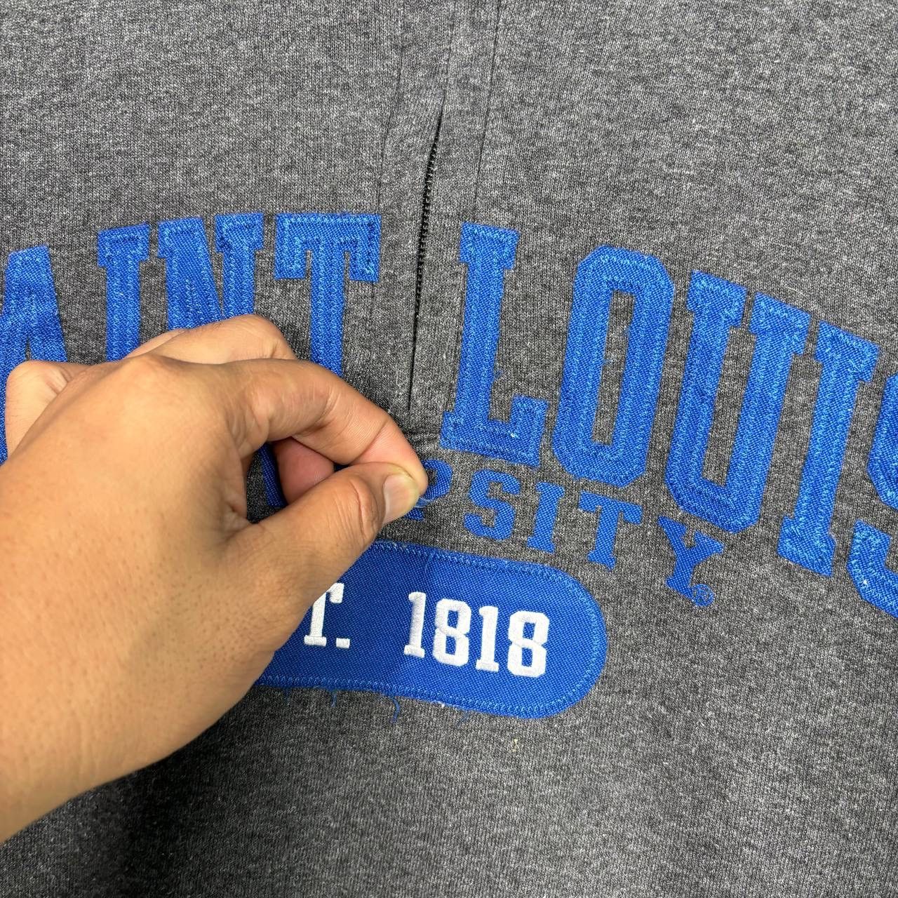 Champion Vtg Champion Saint Louis University Quarter Zip Sweatshirt Size US M / EU 48-50 / 2 - 4 Thumbnail