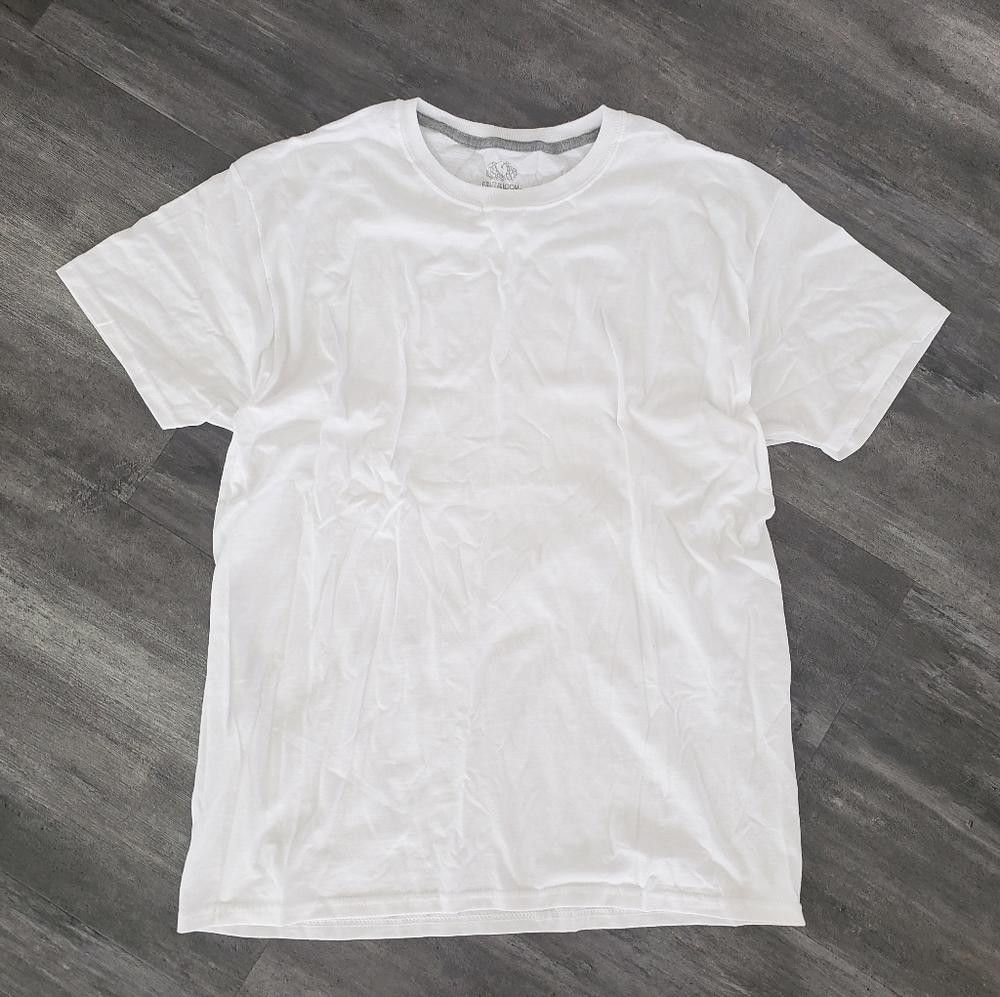 Fruit Of The Loom White Basic FOTL Short Sleeve Size US M / EU 48-50 / 2 - 1 Thumbnail