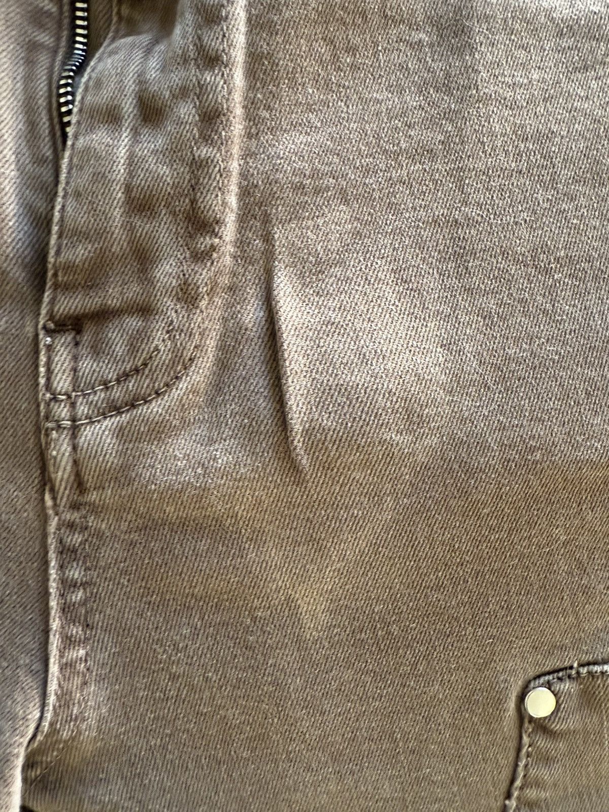 Other Flanuer Homme Carpenter Flared Jeans in Dark Brown Denim Size US 34 / EU 50 - 4 Thumbnail