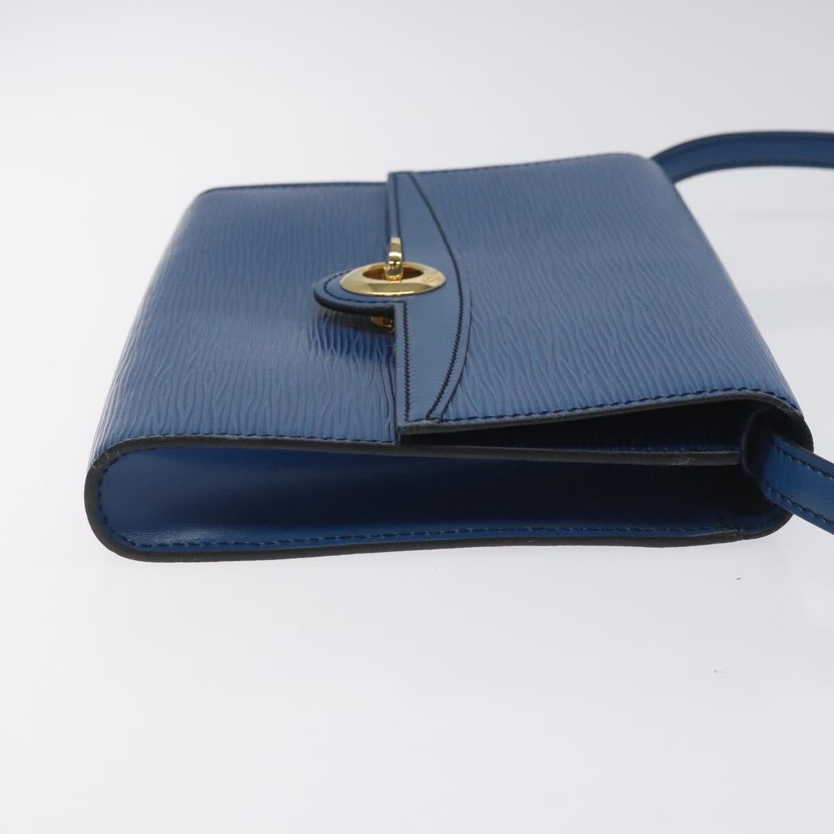 Louis Vuitton LOUIS VUITTON Epi Pochette Arche Shoulder Bag Blue M52575 Size ONE SIZE - 4 Thumbnail