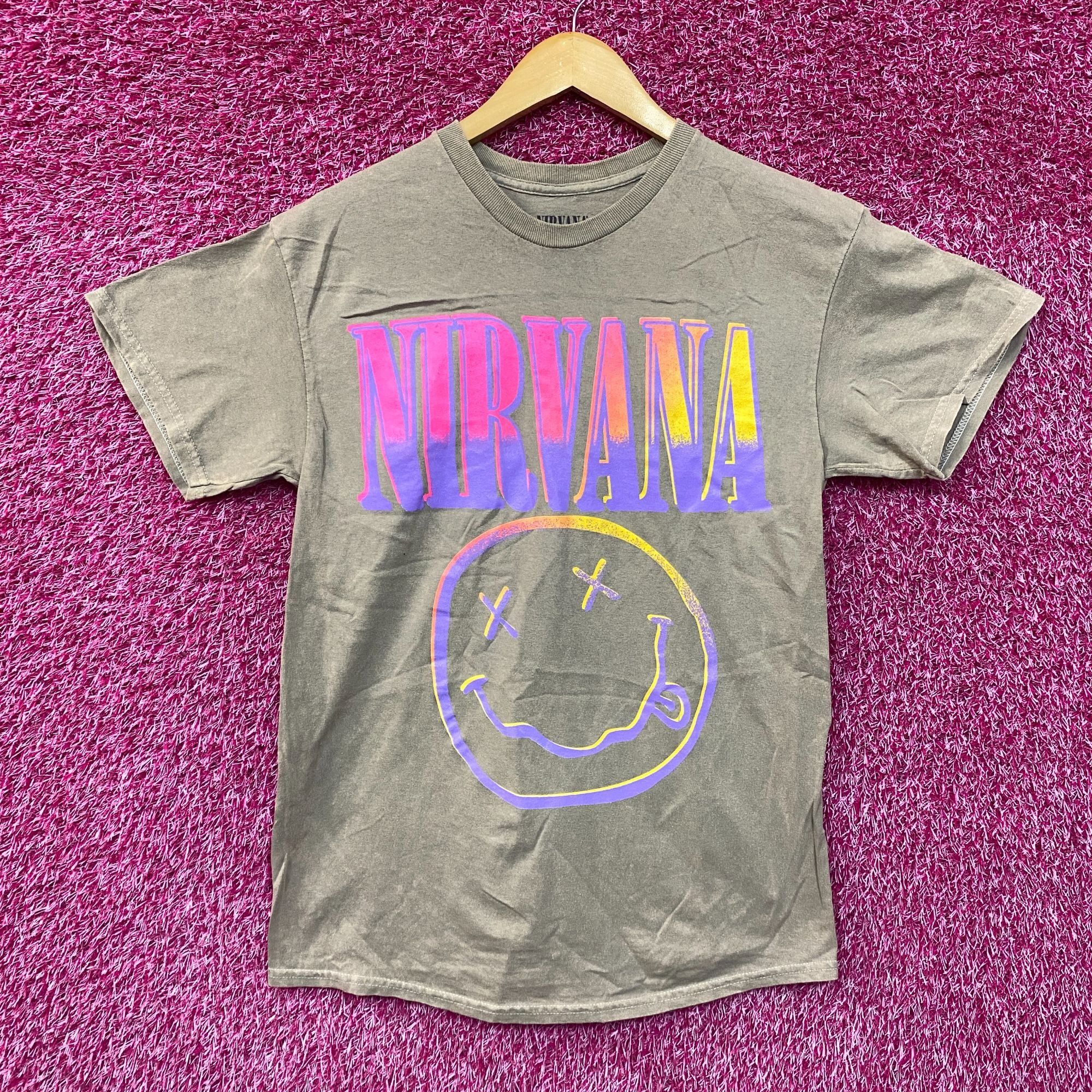 Nirvana Nirvana Nevermind Dead Smiley Beige Sunset Smiley T-Shirt Me Size US M / EU 48-50 / 2 - 1 Thumbnail